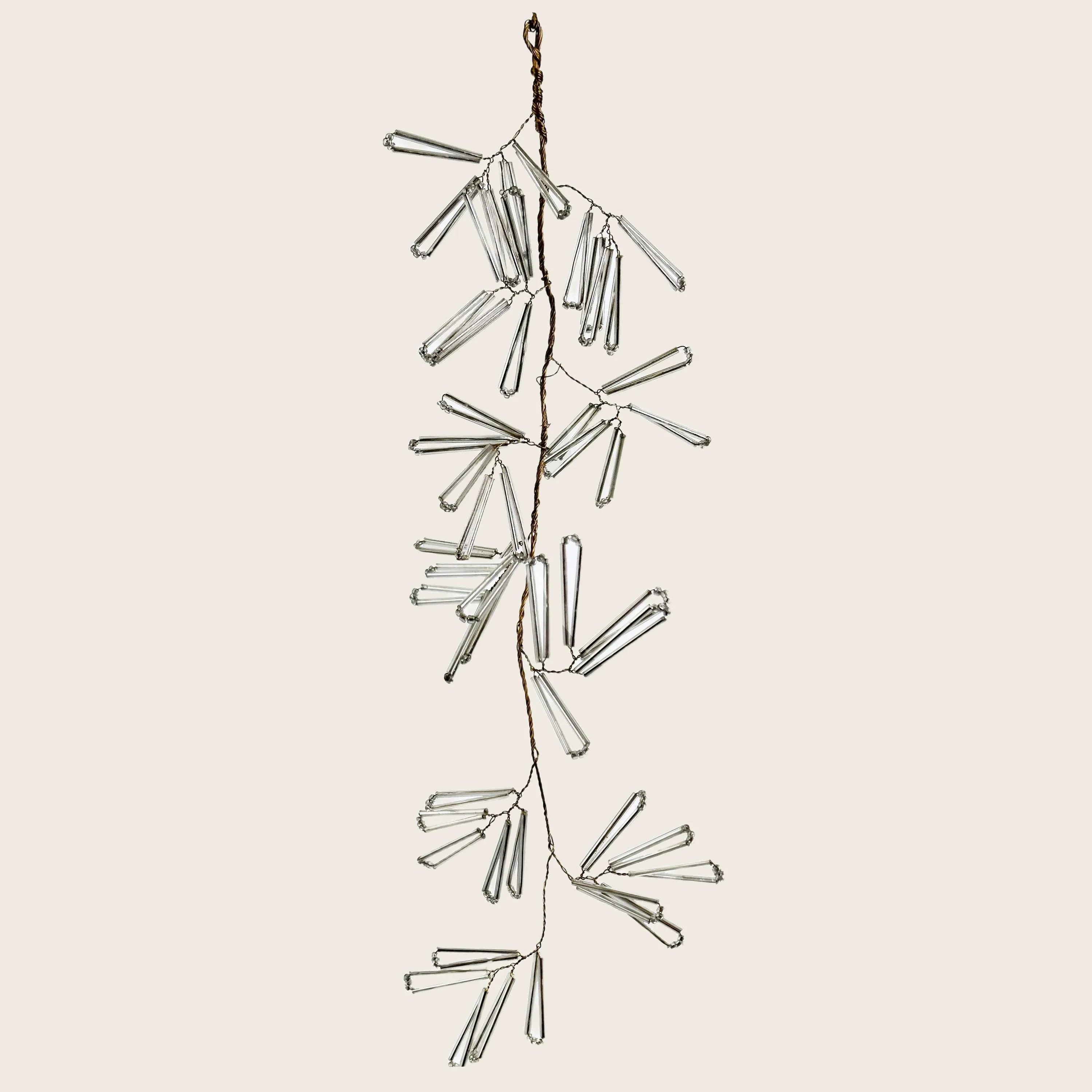 Glass Bead Leaves Ornament