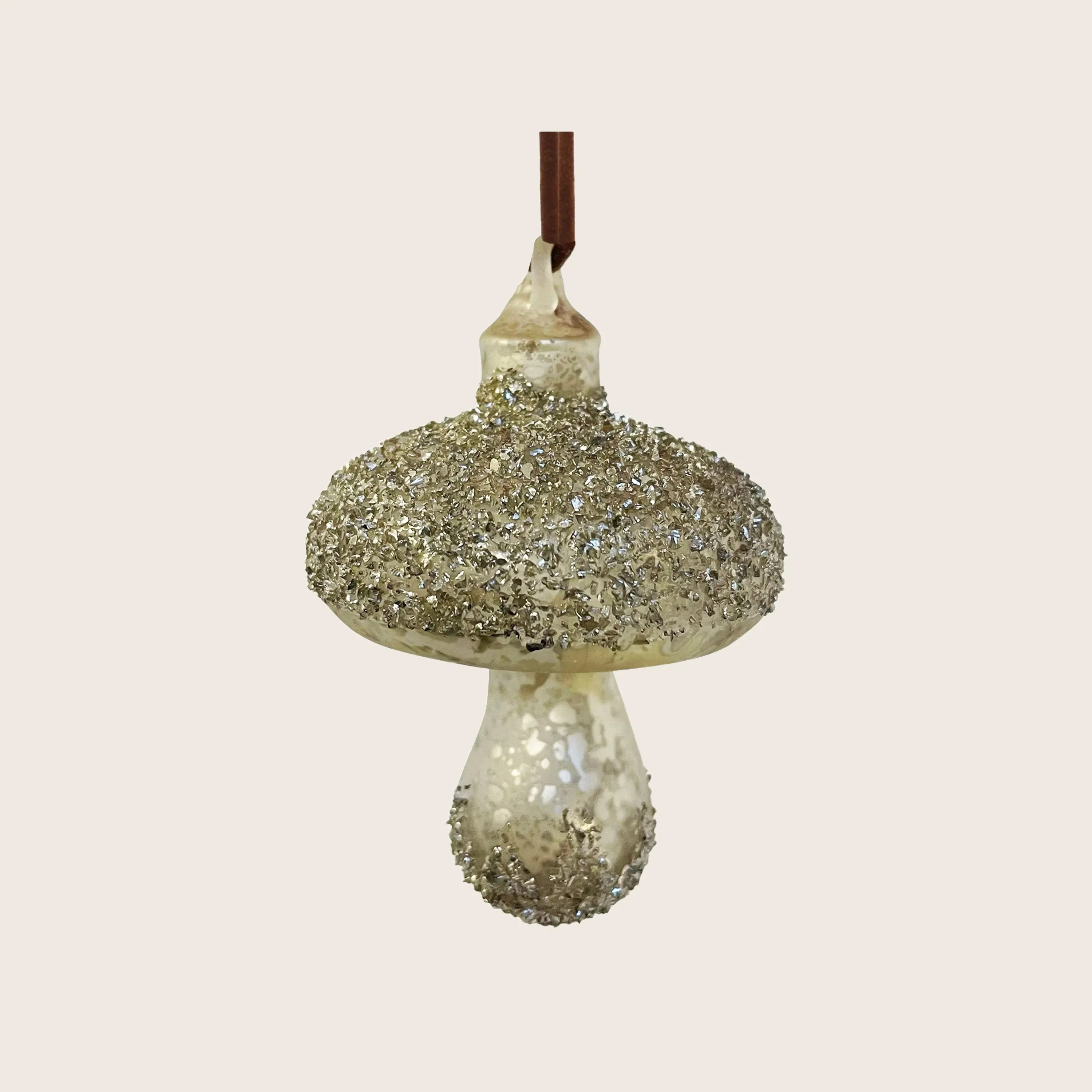 Glass Mushroom Ornament - Image 2