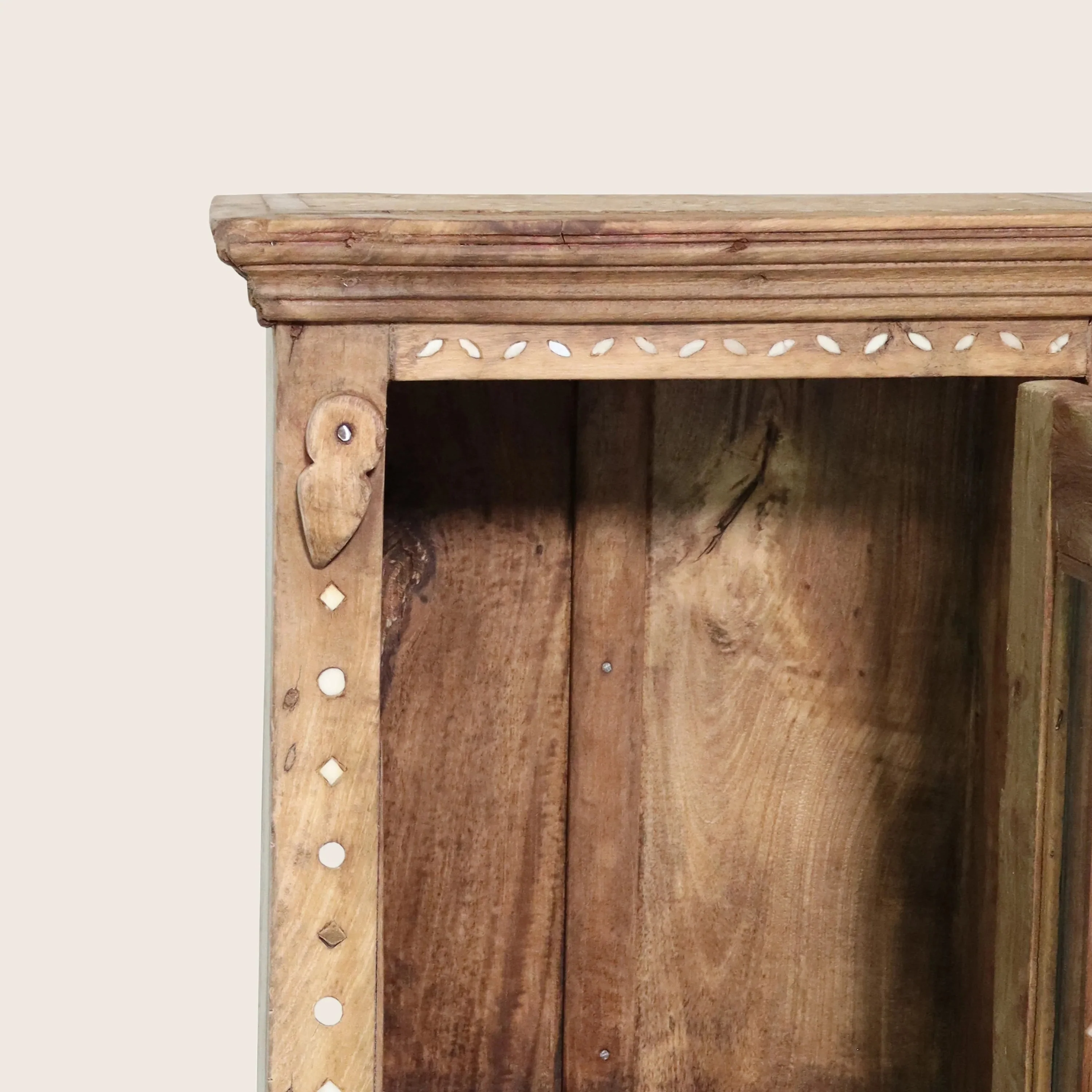 Vintage Wooden Almirah - Image 4