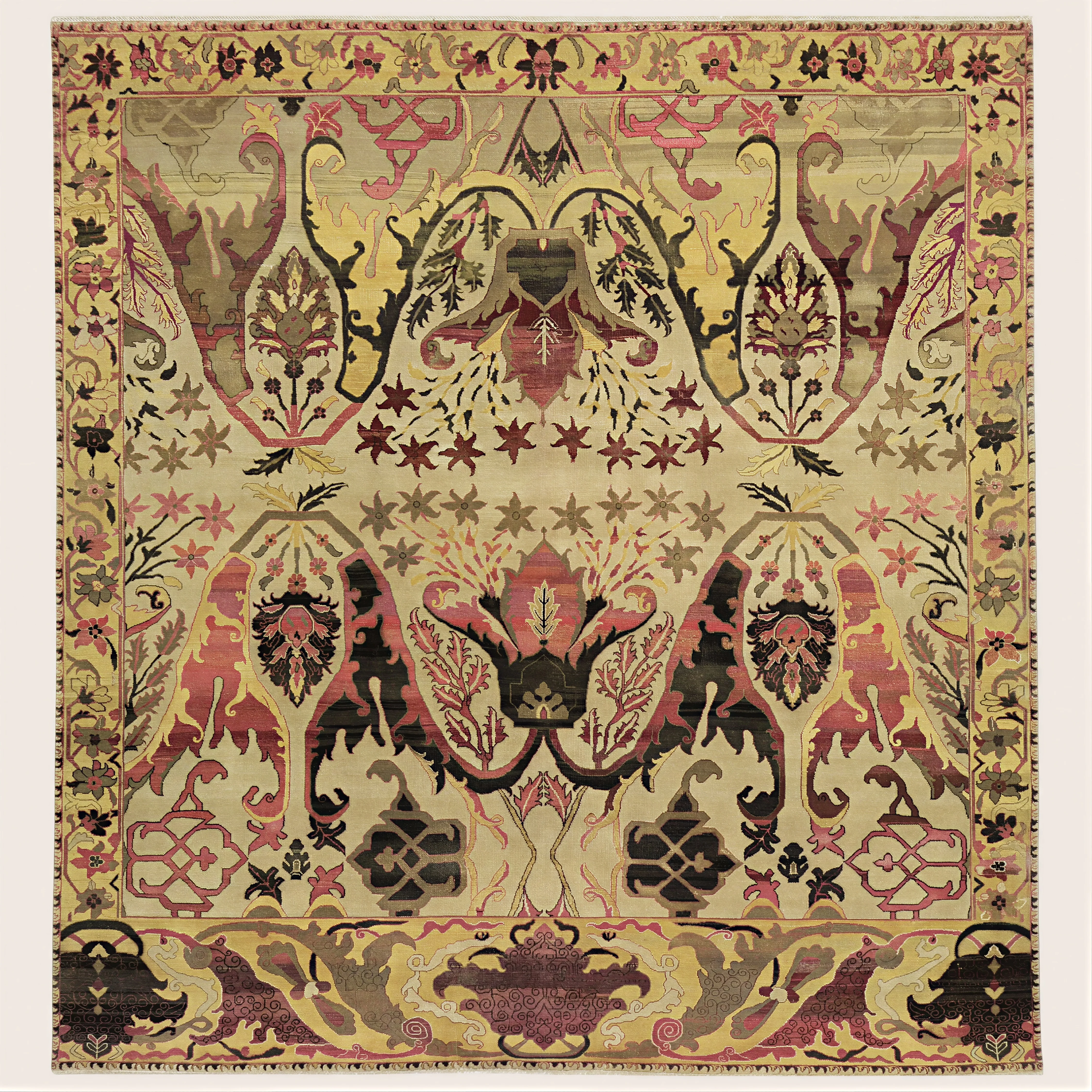 Gold Alchemy Transitional Wool Rug - 8'1" x 9'