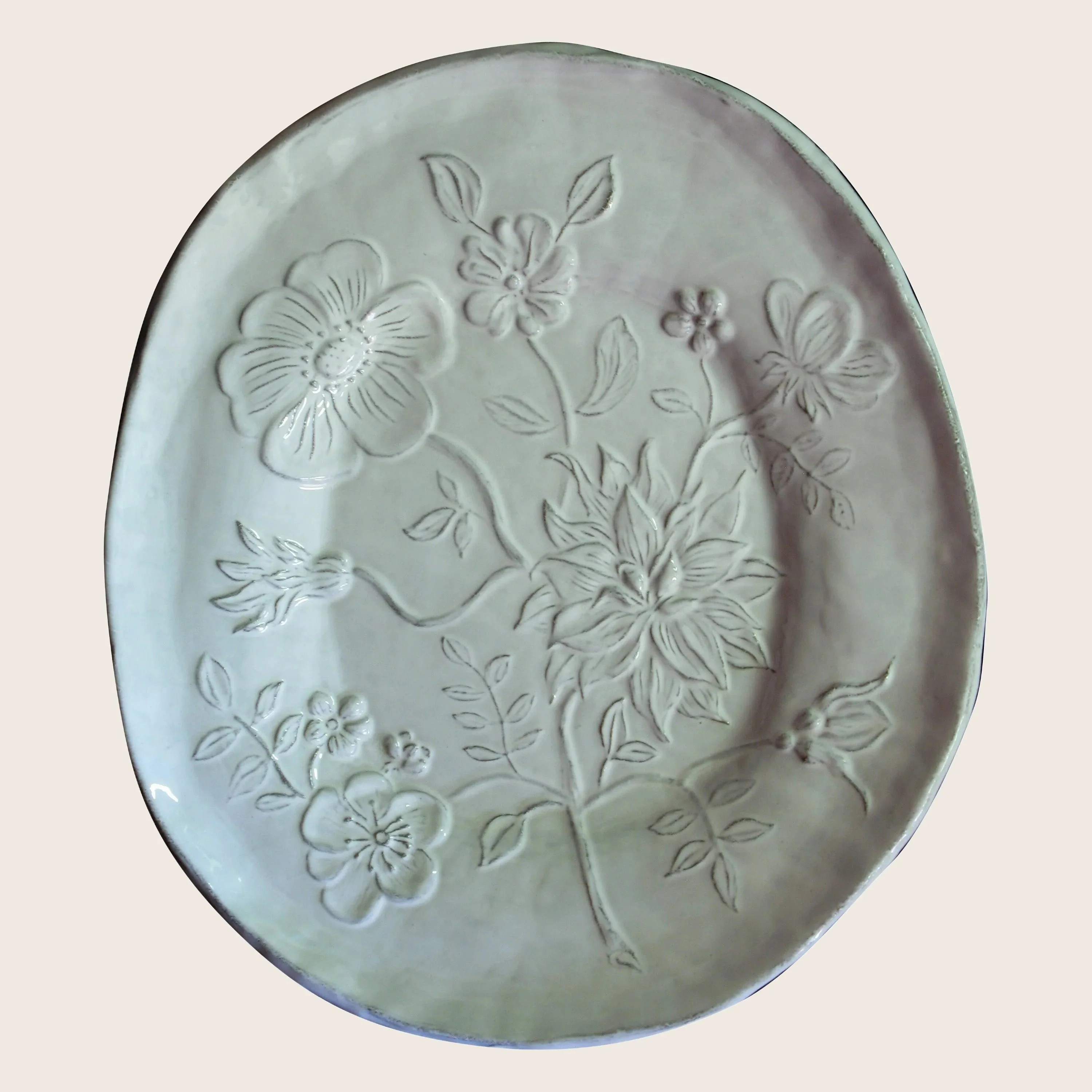 Nathalie Lete Large Bunch of Flowers Platter