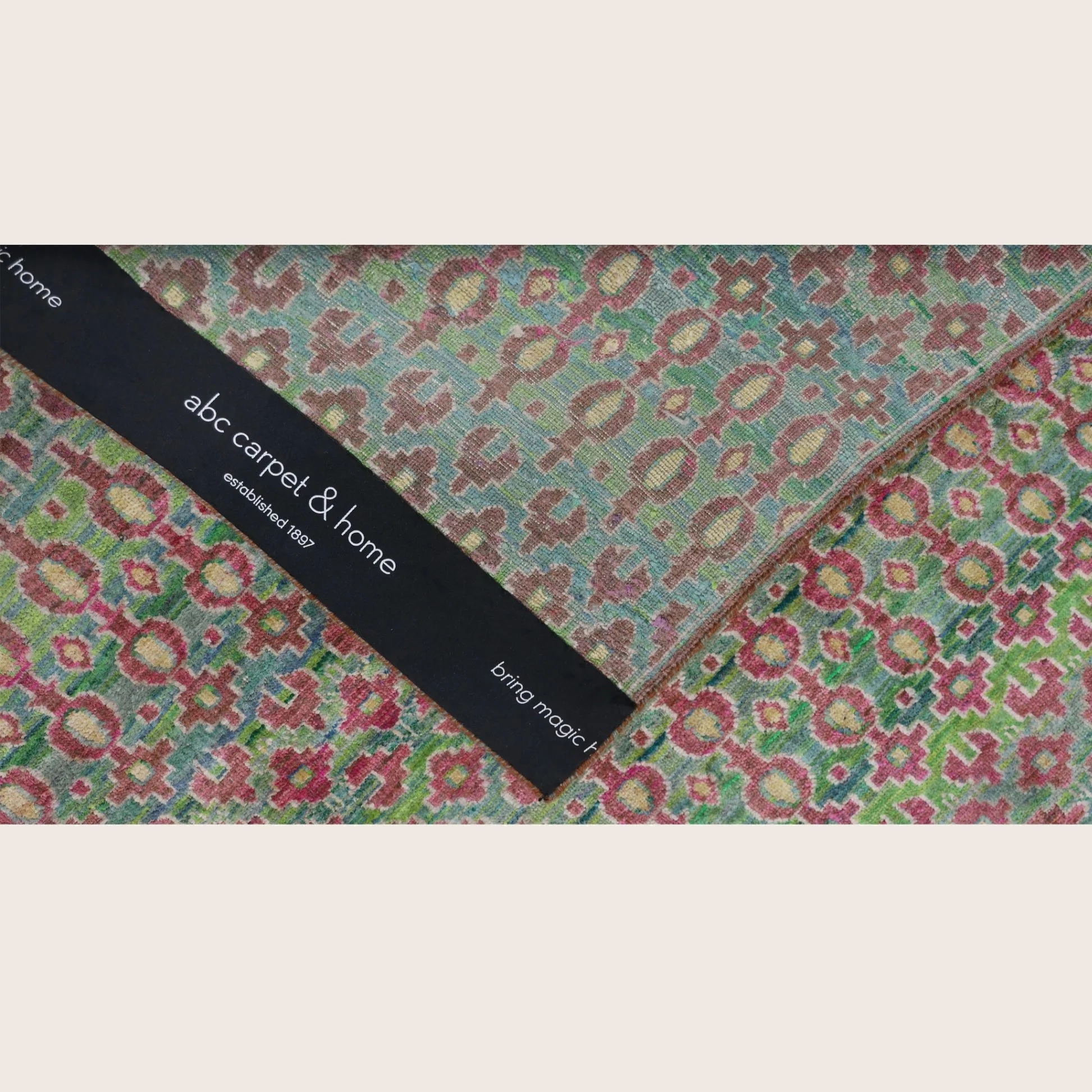 Green Aura Transitional Saree Silk Rug - Image 5