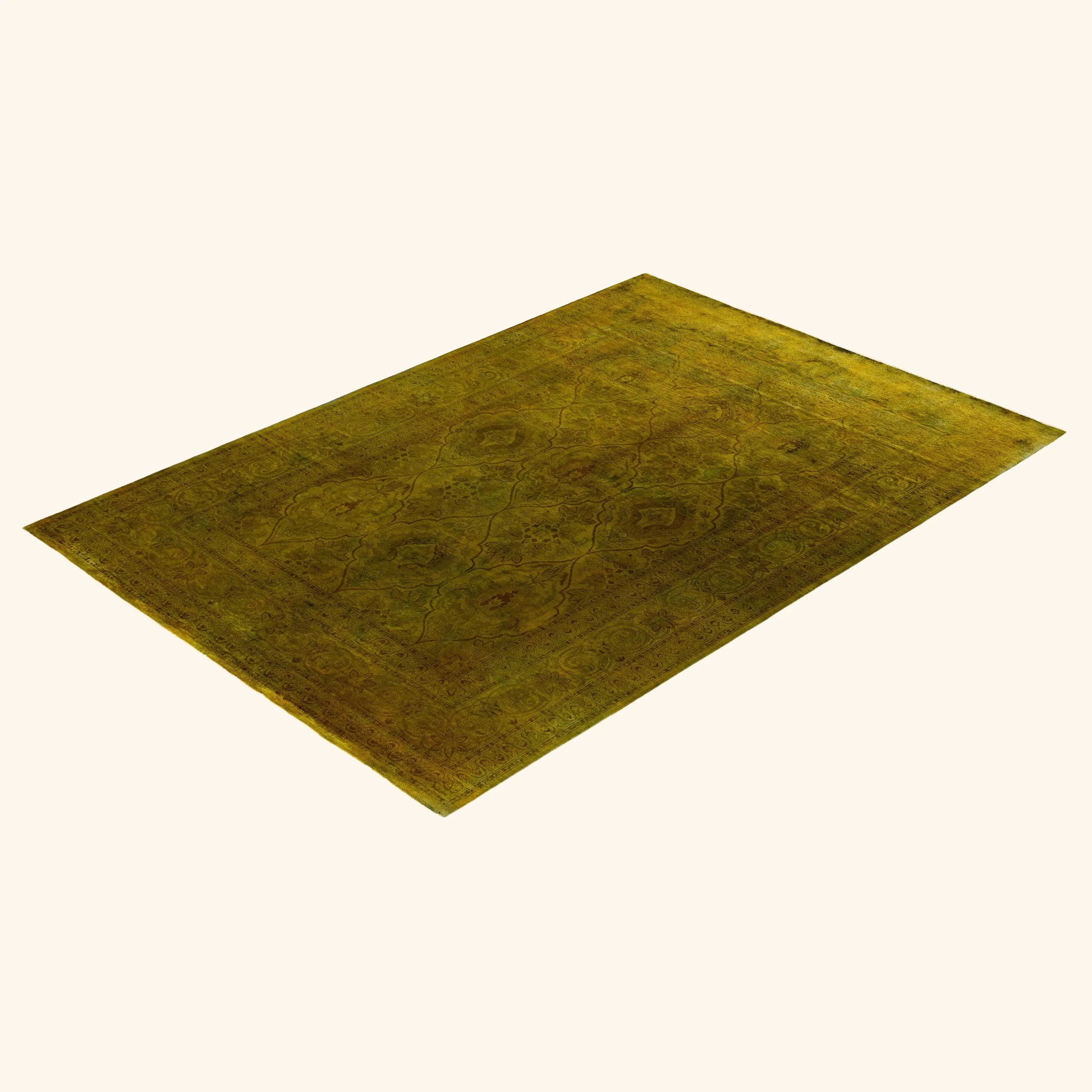 Green Samsara Wool Rug - 6'3" x 9' - Image 8