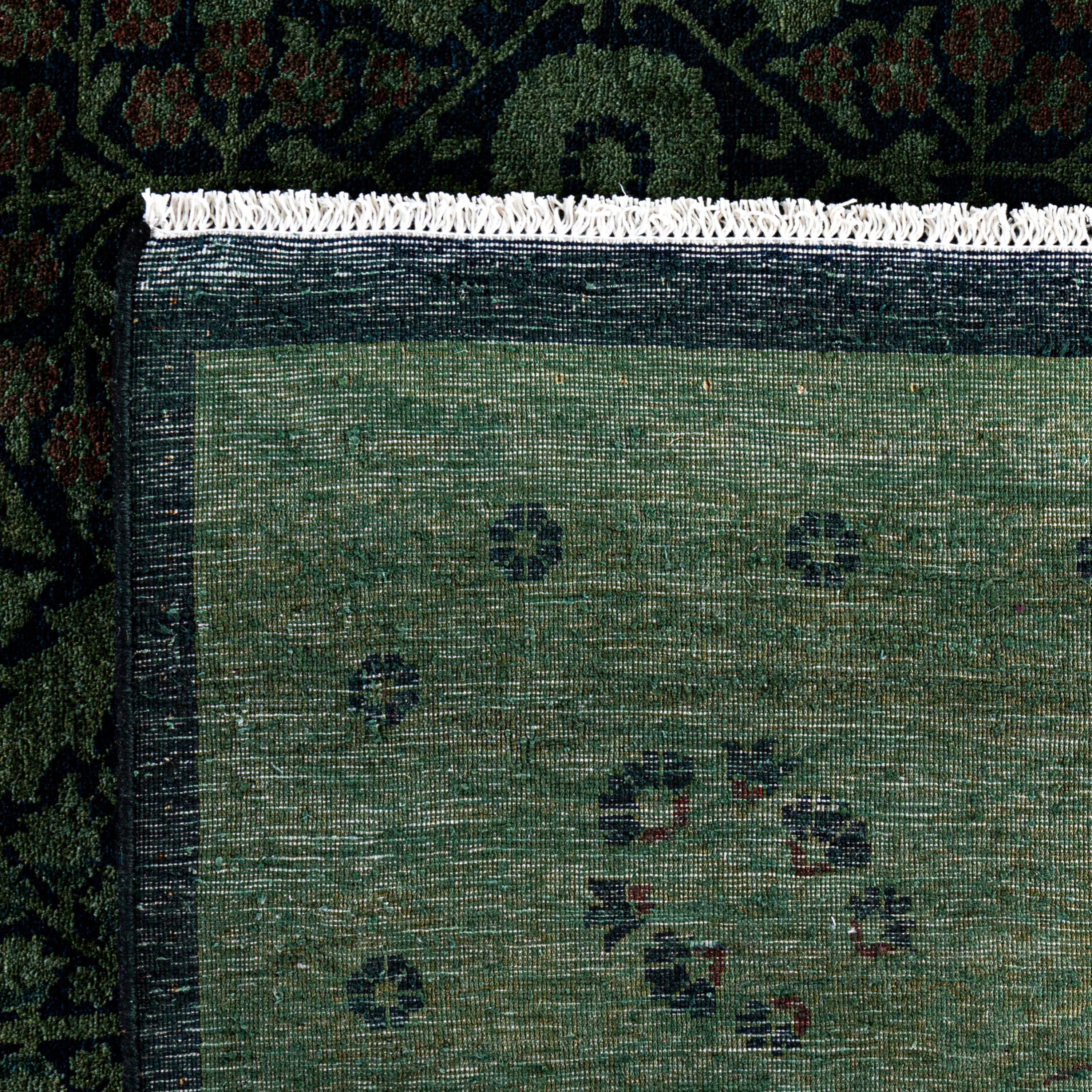 Green Samsara Wool Rug - 9'10" x 13'10" - Image 5