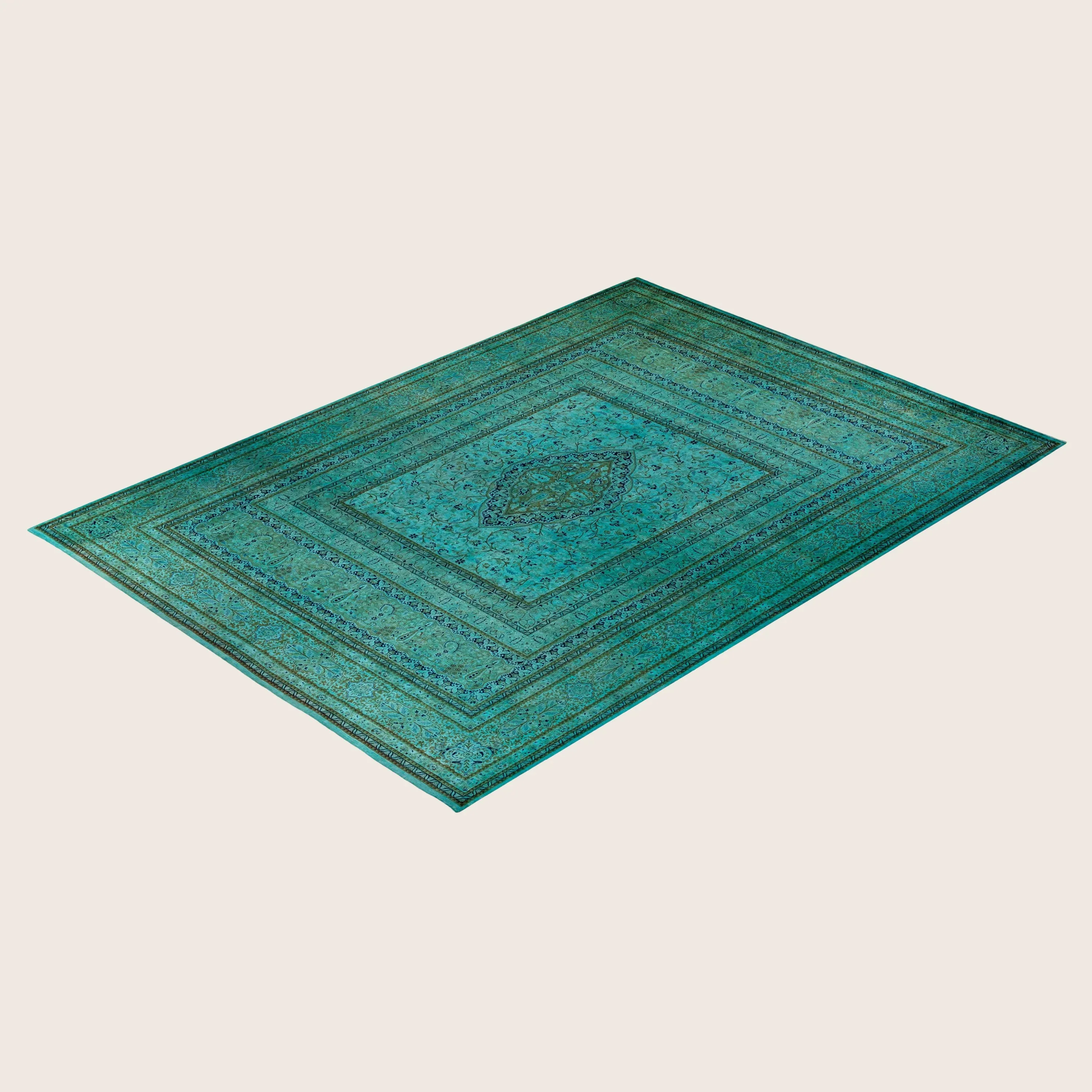 Green Samsara Wool Rug - 9'10" x 14'3" - Image 8