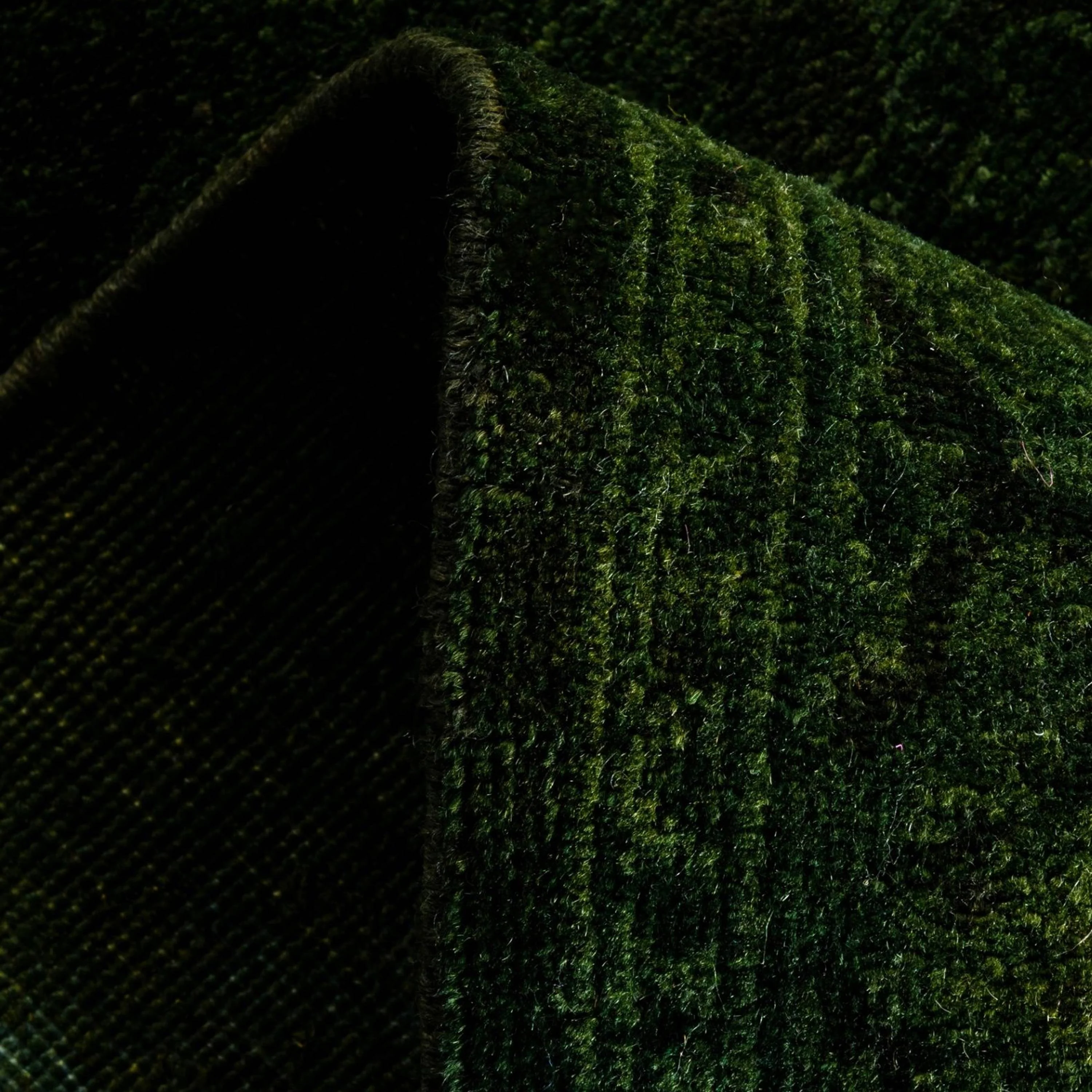 Green Samsara Wool Runner - 2'6" x 15'9" - Image 3