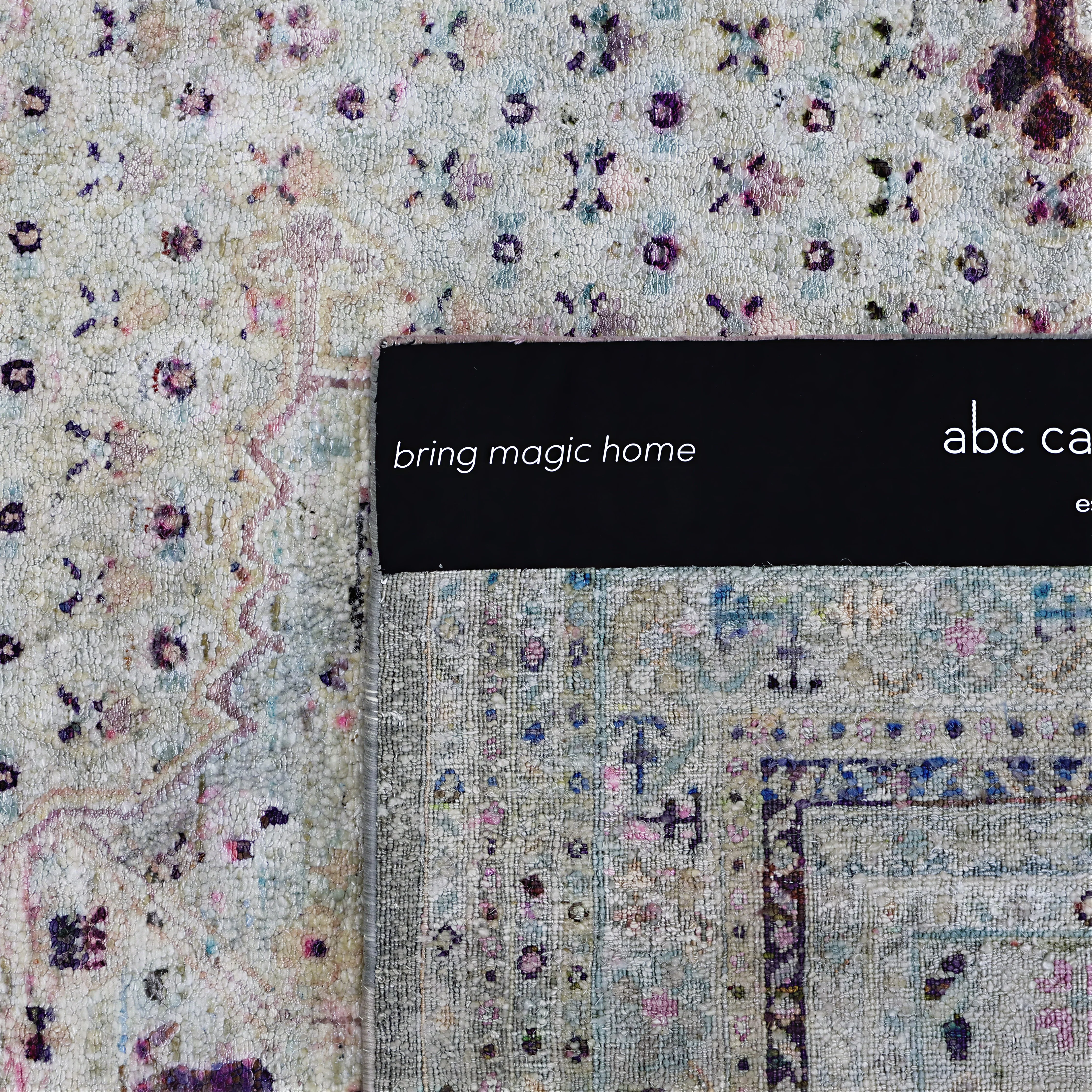 Grey Alchemy Traditional Silk Rug - 8'9" x 12'11" - Image 4