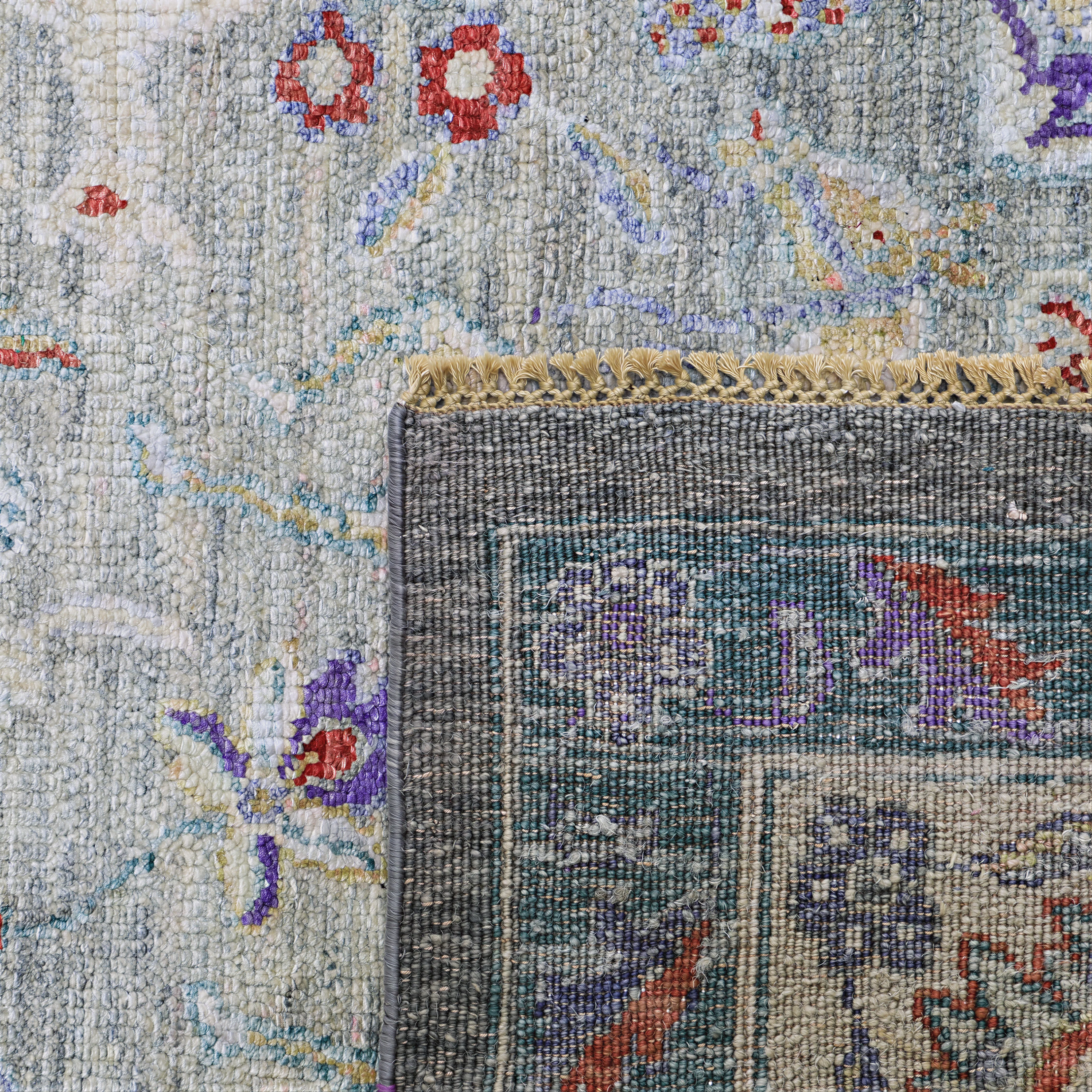 Multicolored Alchemy Traditional Silk Rug - 9'5" x 11'3" - Image 7