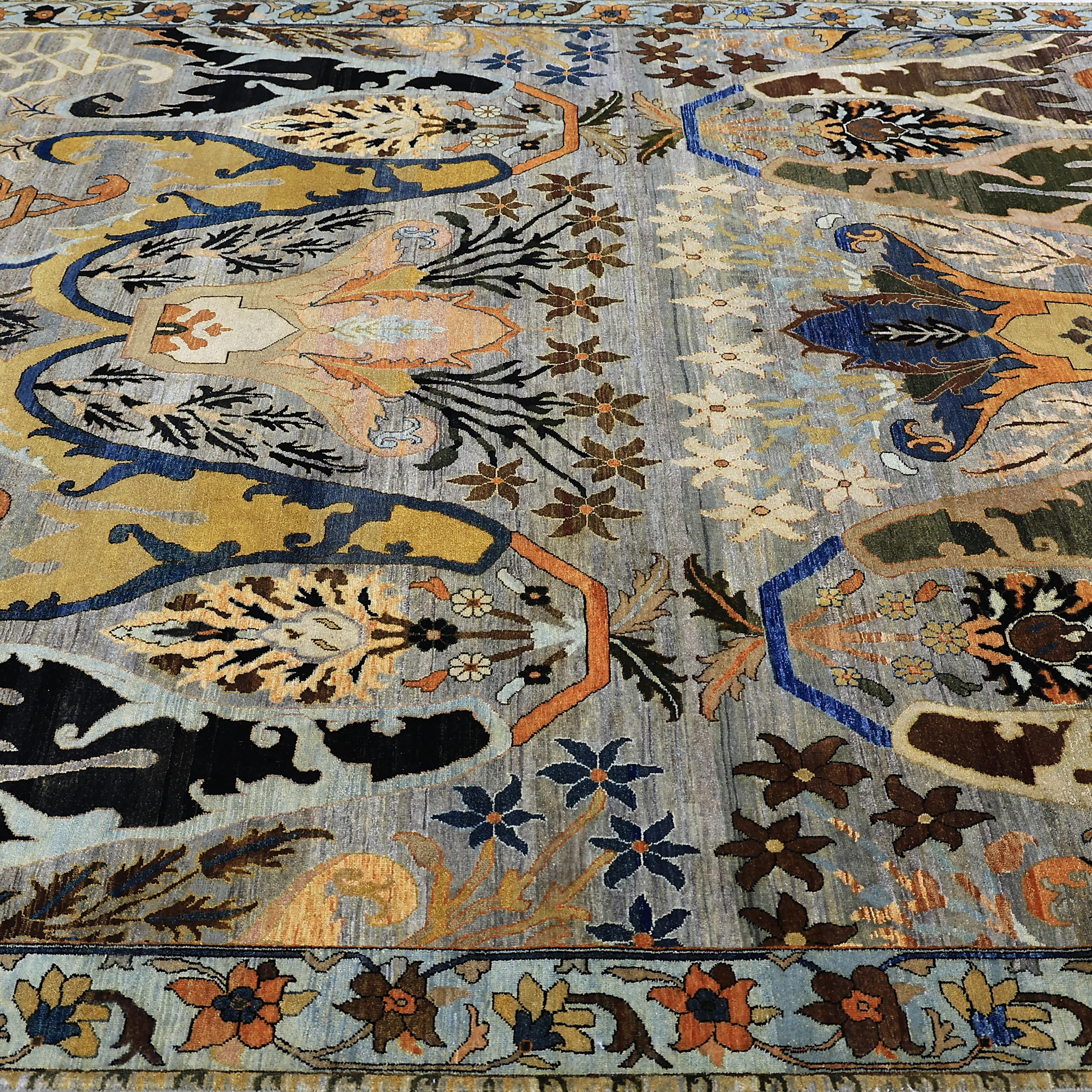 Grey Alchemy Traditional Wool Rug - 8'7" x 11'8" - Image 2