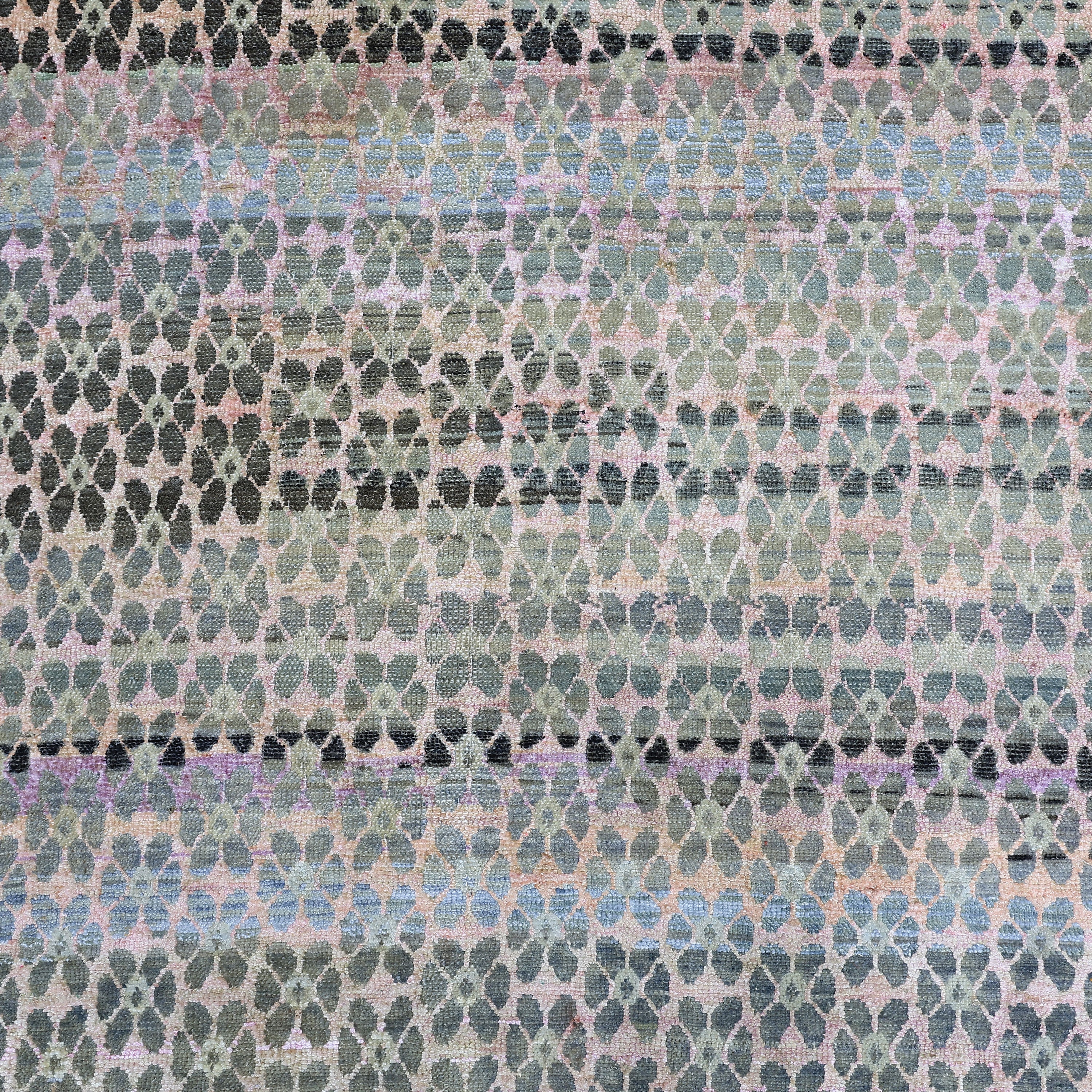 Grey Alchemy Transitional Silk Wool Blend Rug - 7' x 10' - Image 3