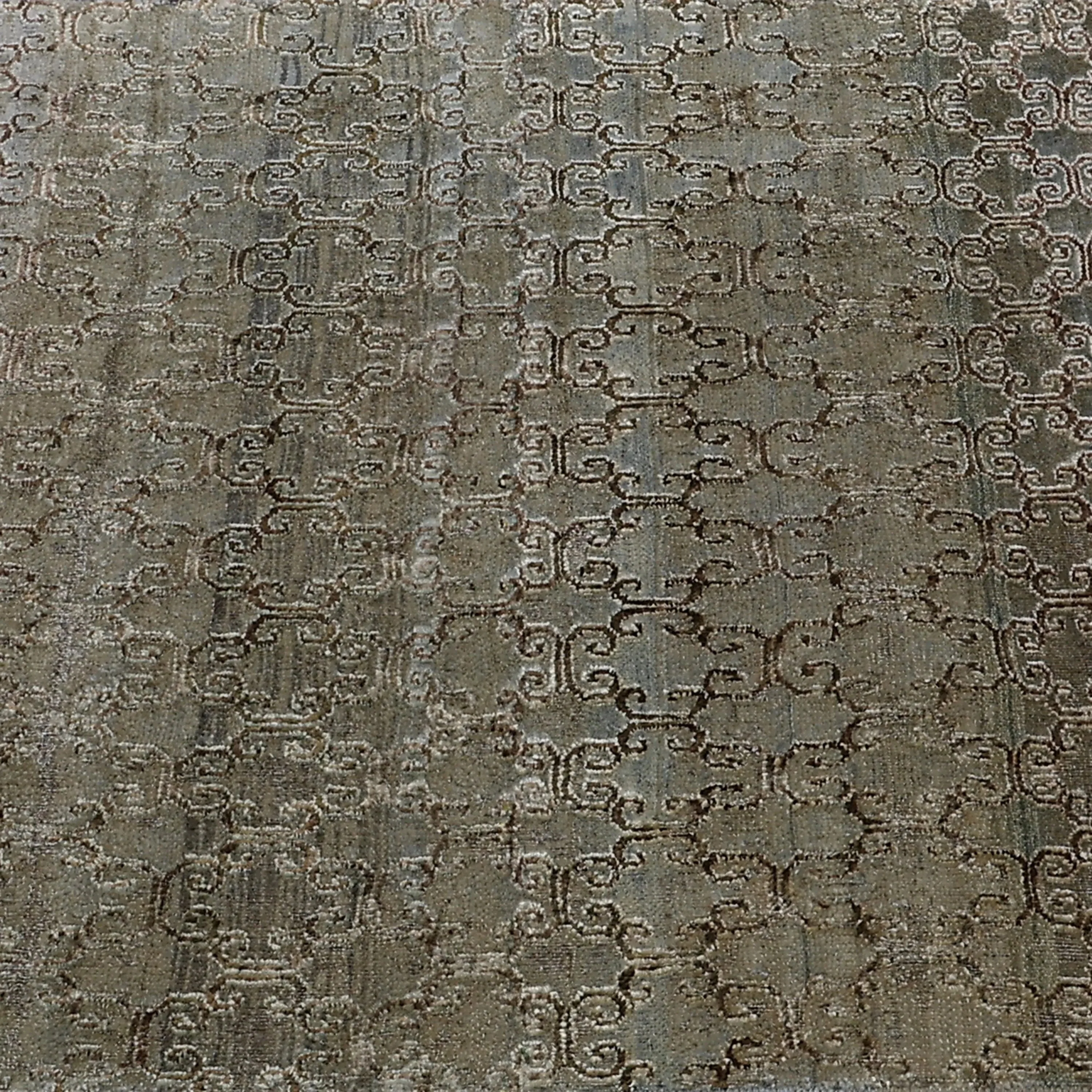 Beige Multi Alchemy Transitional Silk Wool Blend Runner - 2'10" x 15'1" - Image 2