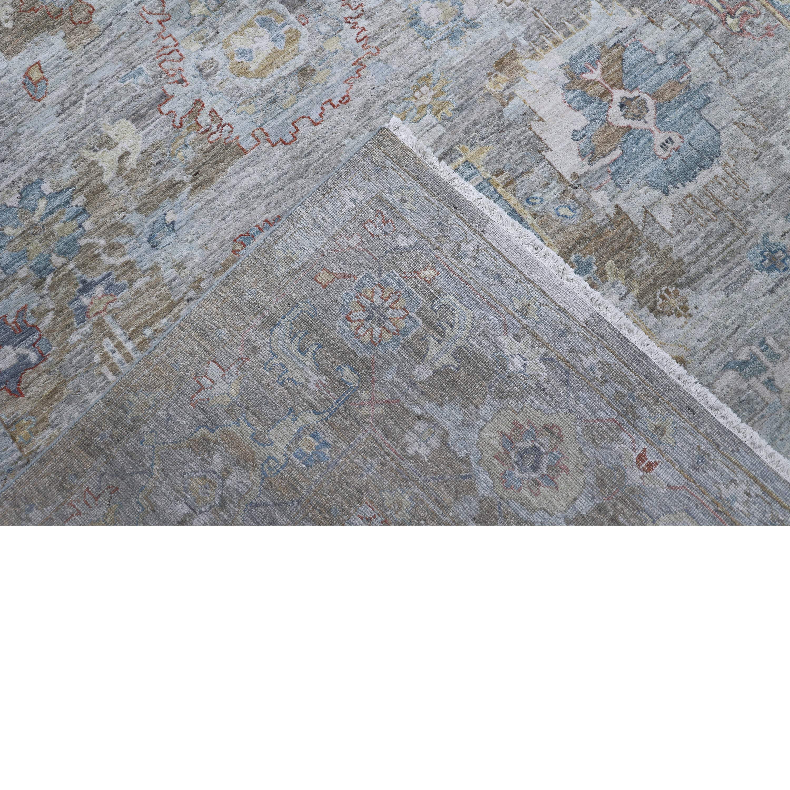 Grey Antique Revival Wool Rug - Image 9
