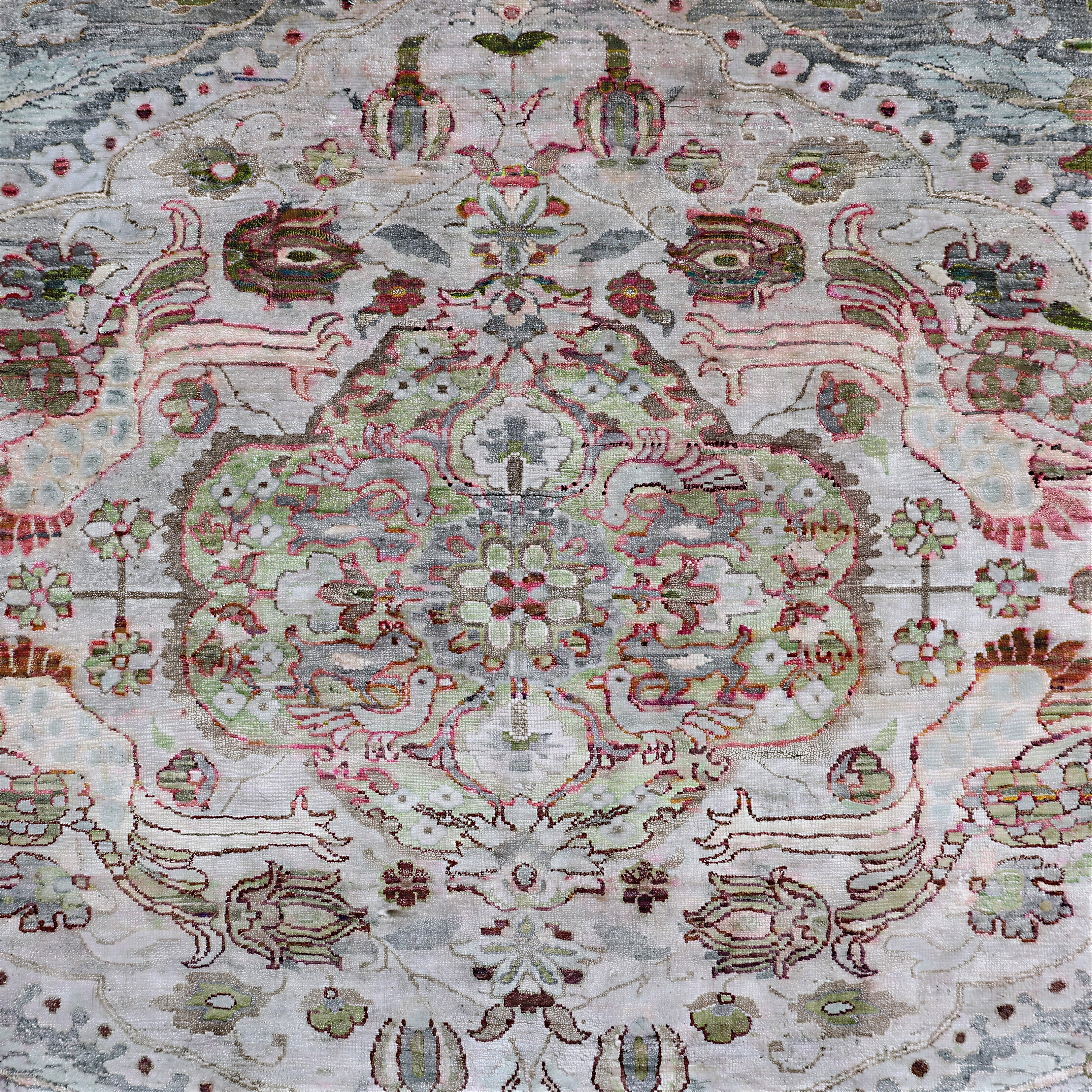 Grey Multicolored Alchemy Silk Rug - 8'10" x 11'10" - Image 5