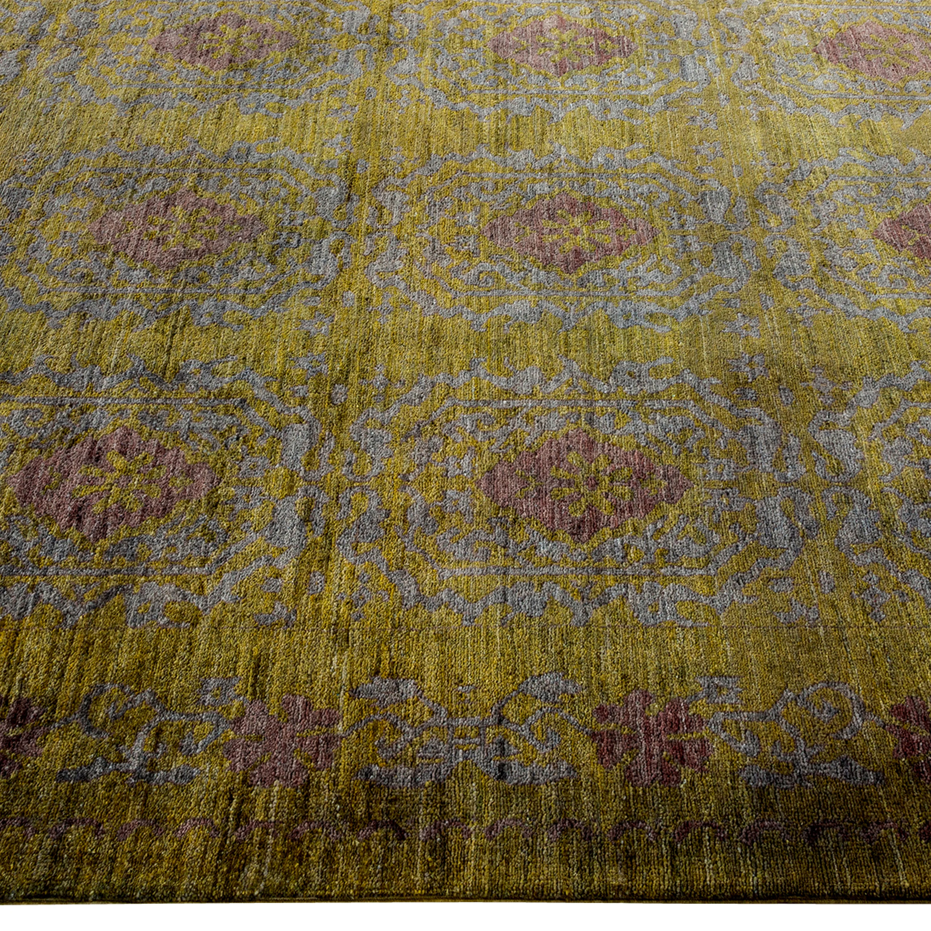 Green Samsara Wool Rug - 7'10" x 10'6" - Image 7