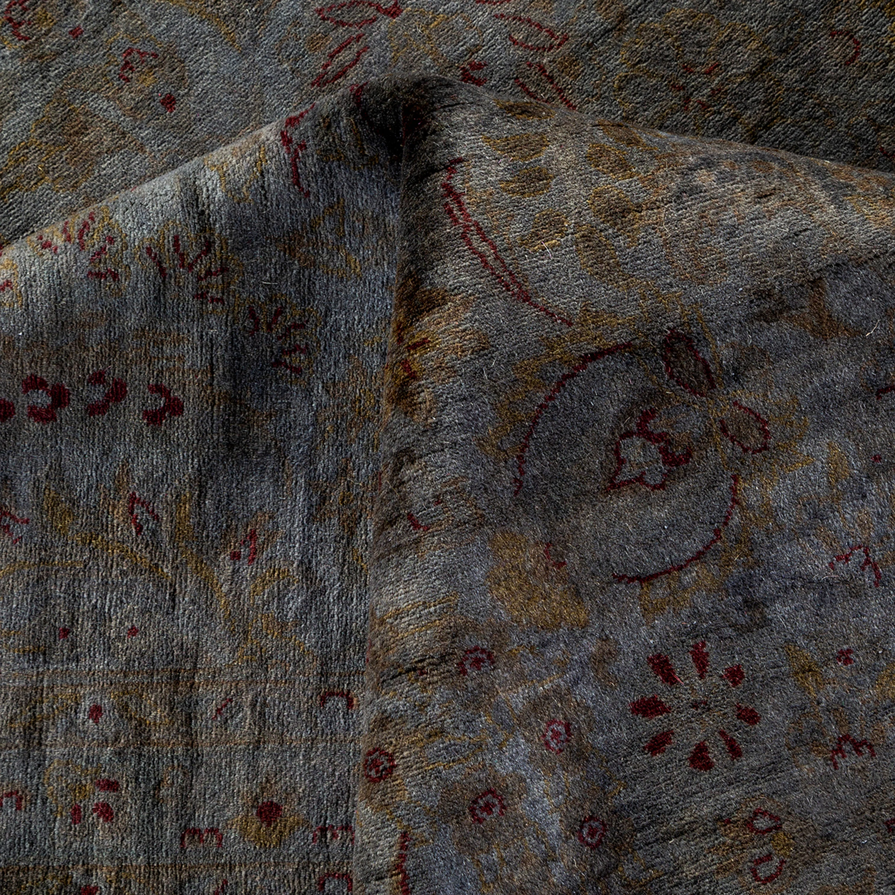 Grey Samsara Wool Rug - 9'3" x 12'5" - Image 8
