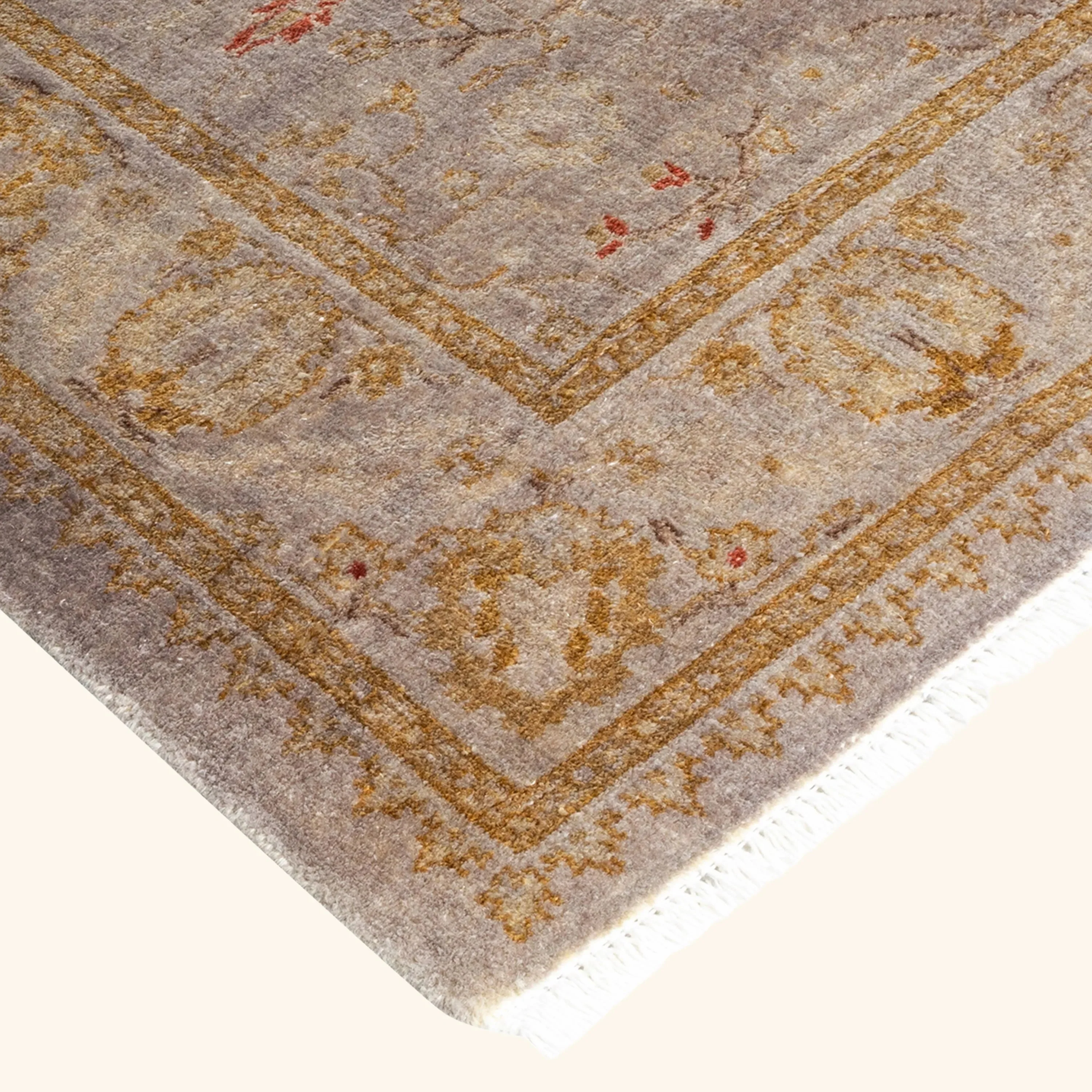 Grey Samsara Wool Runner - 2'8" x 12' - Image 7