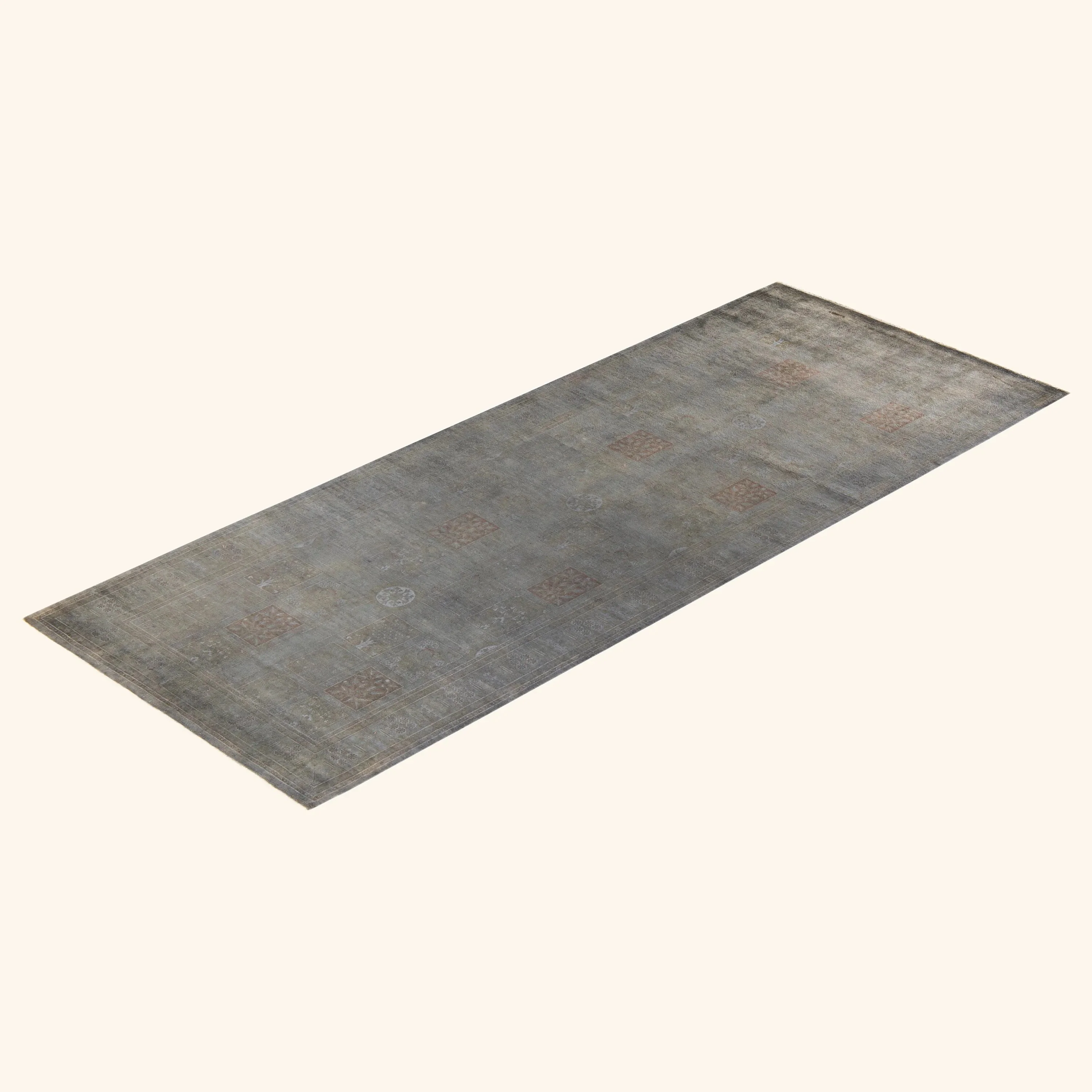 Grey Samsara Wool Runner - 4' x 10'7" - Image 8