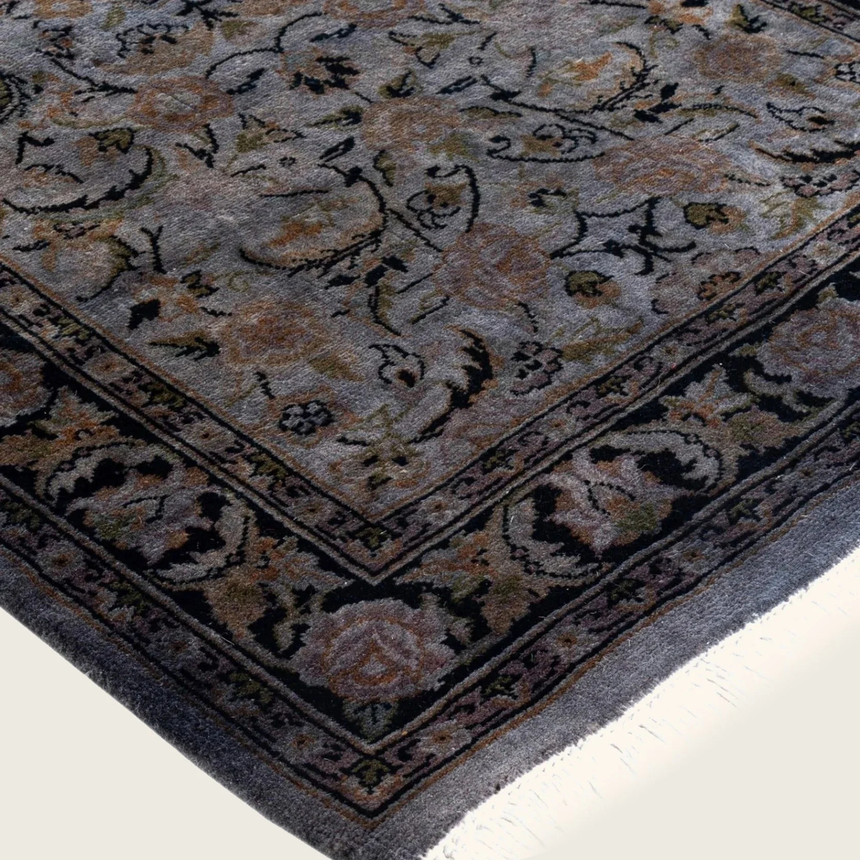 Grey Samsara Wool Runner - 2'7" x 13'5" - Image 8