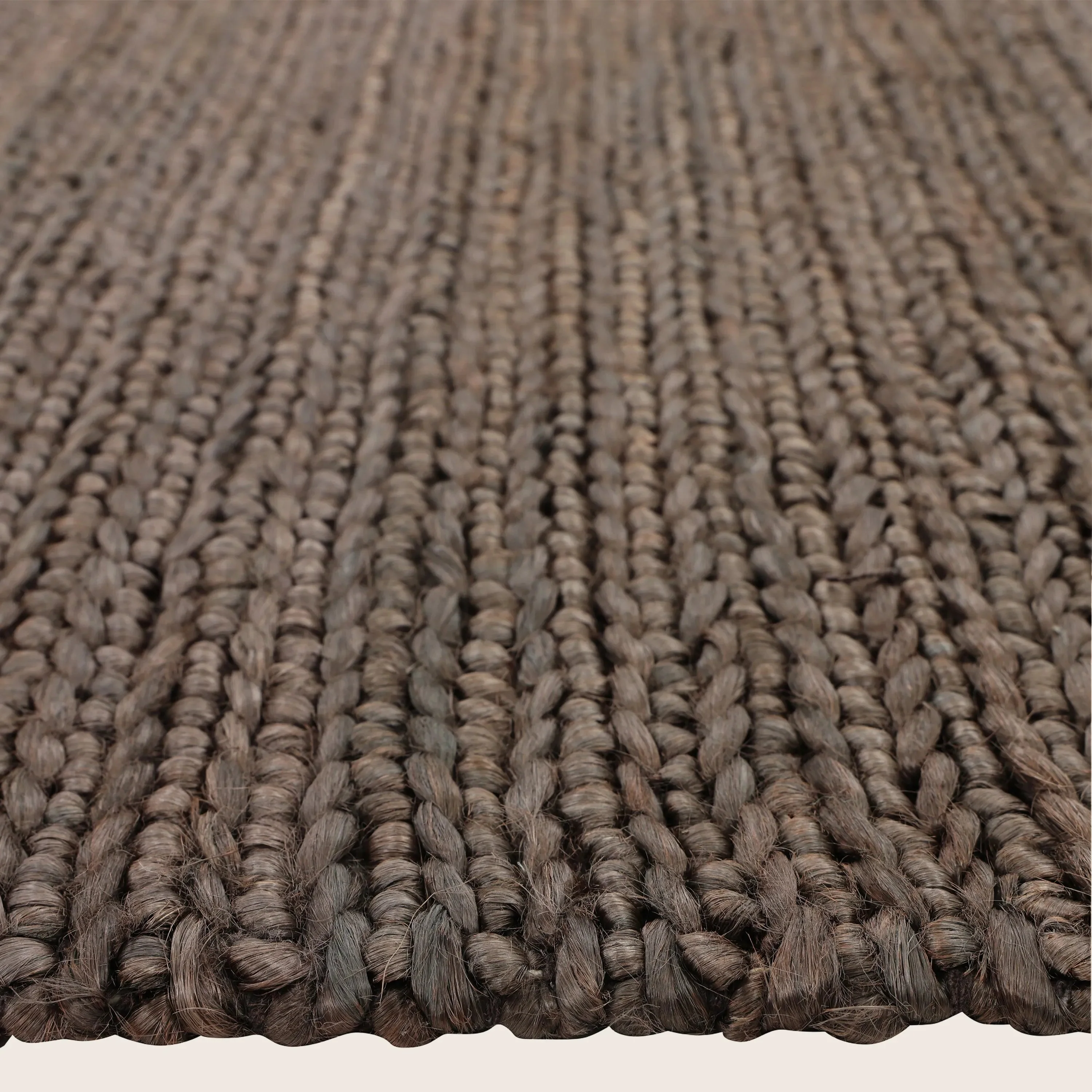 Brown Solid Jute Rug - 10' x 14' - Image 6