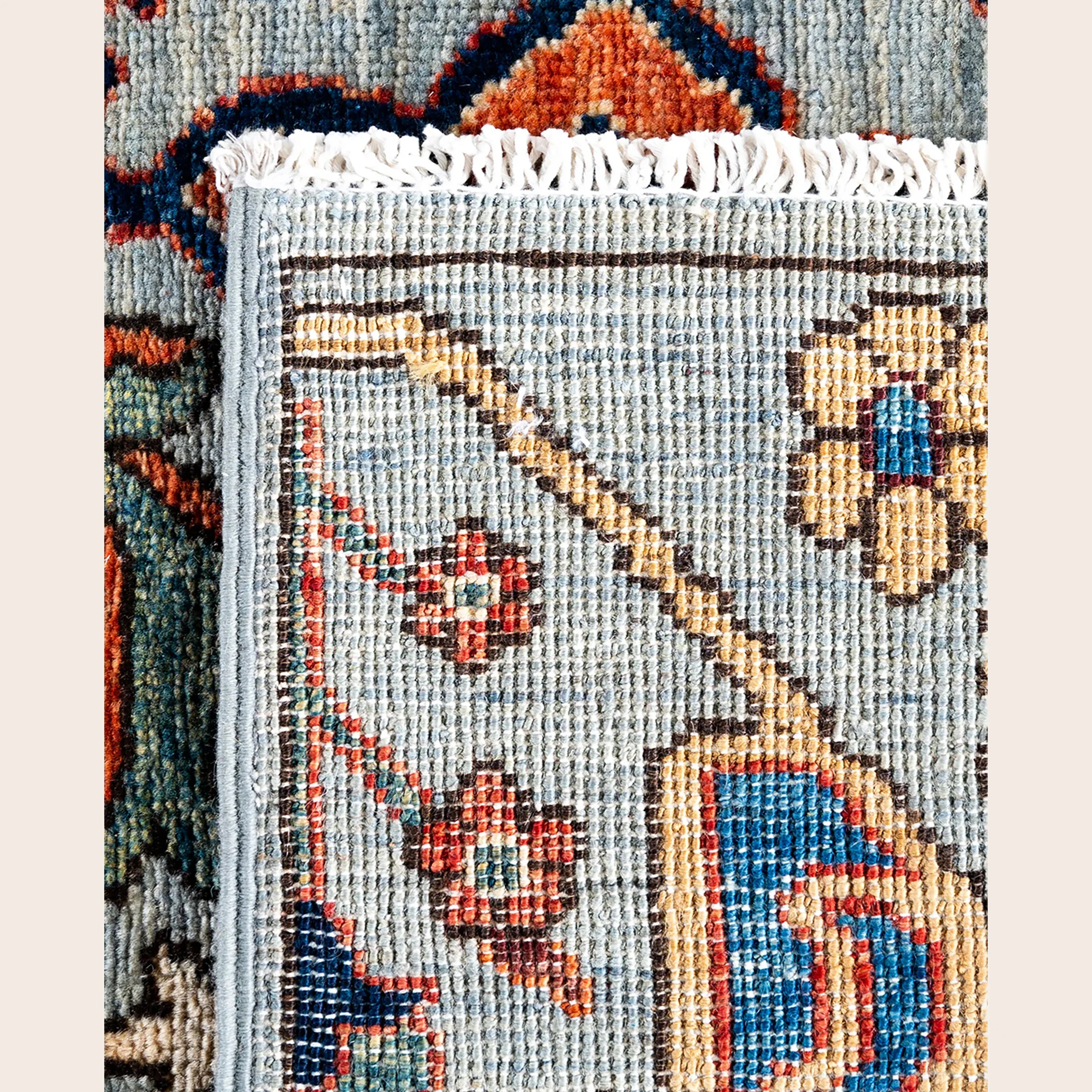 Grey Traditional Serapi Wool Runner - 2'10" x 10'1" - Image 5