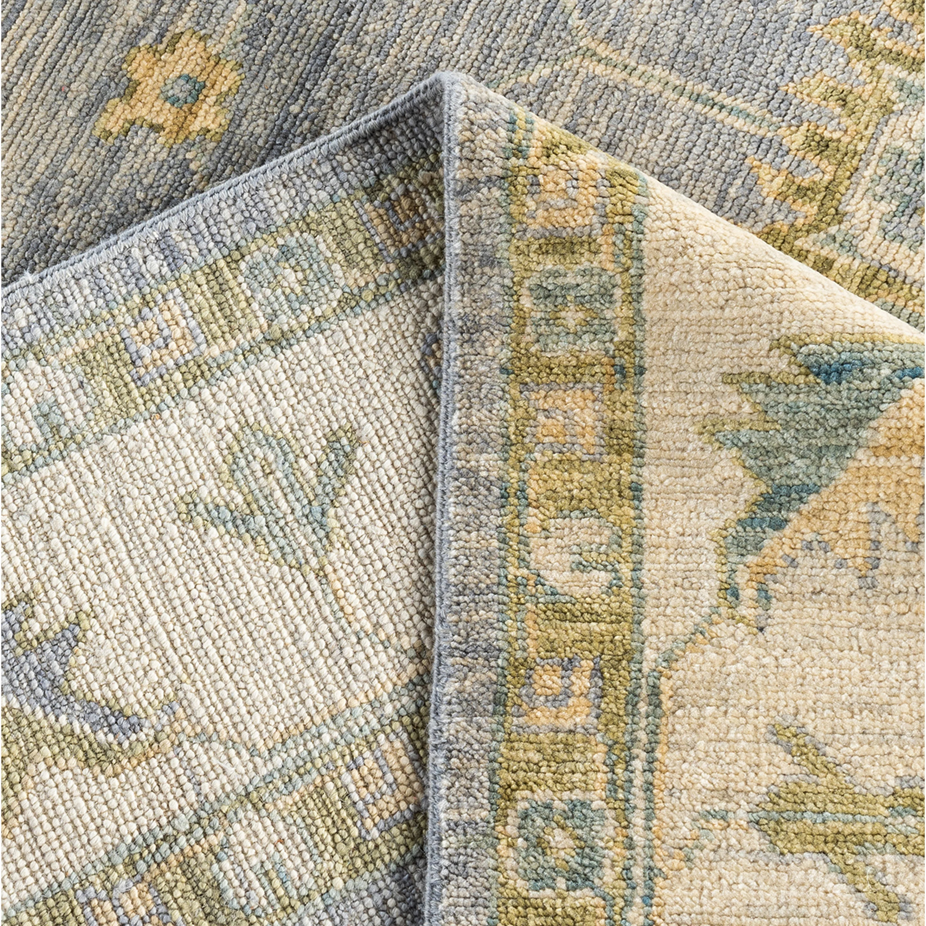 Grey Traditional Wool Rug - 8'1" x 9'8" M6271-20 - Image 4