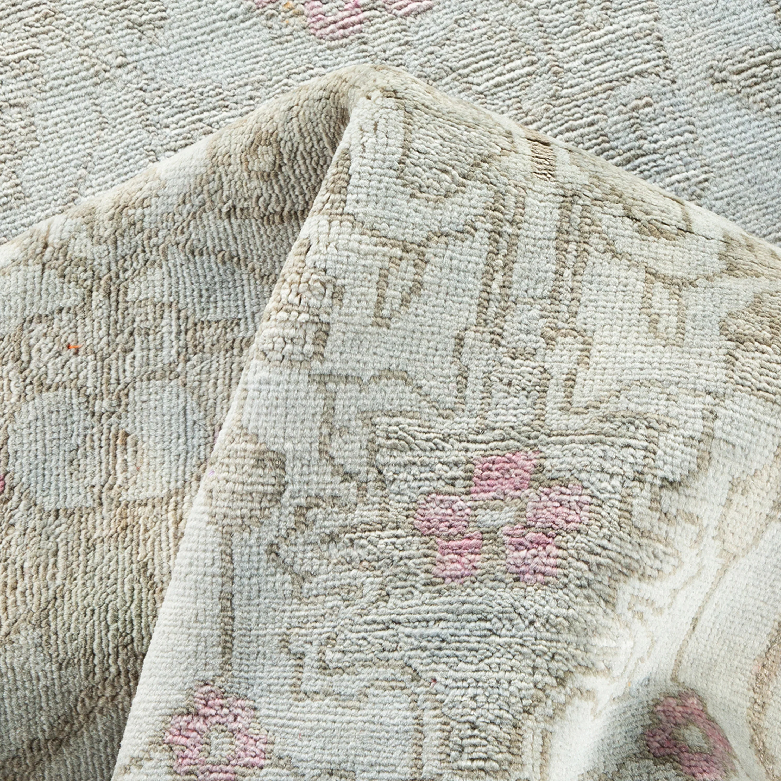 Grey Blue Samsara Wool Rug - 7'10" x 10'1" - Image 5