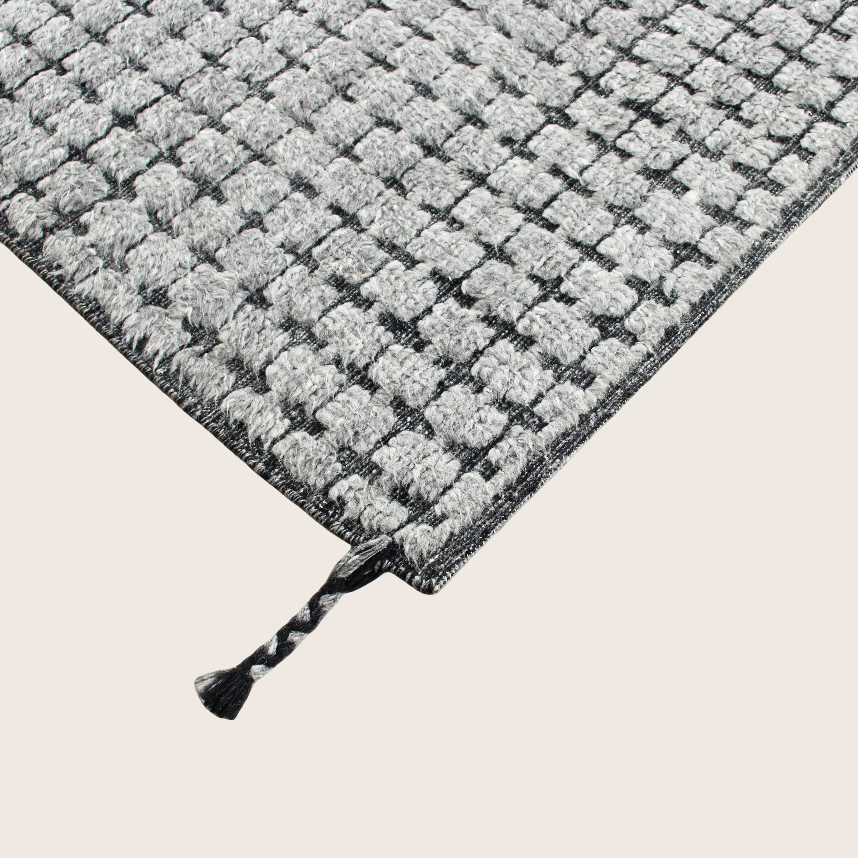 Grey Transitional Wool Rug - 8'1" x 9'9" - Image 2