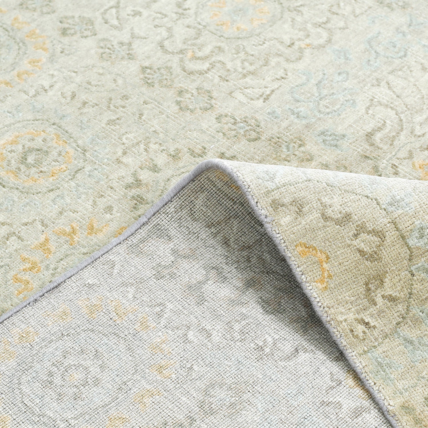 Grey Transitional Wool Rug - 5' x 7'4" - Image 3