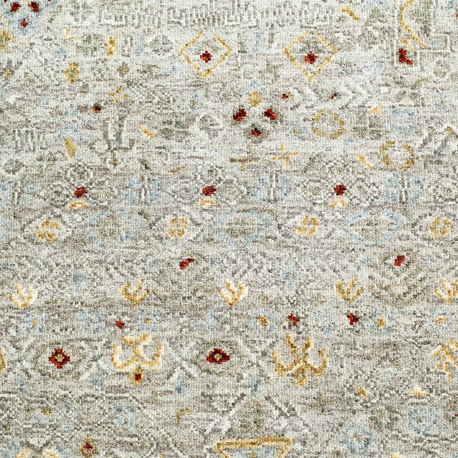 Grey Modern Wool Rug - 5' x 8'6" - Image 2