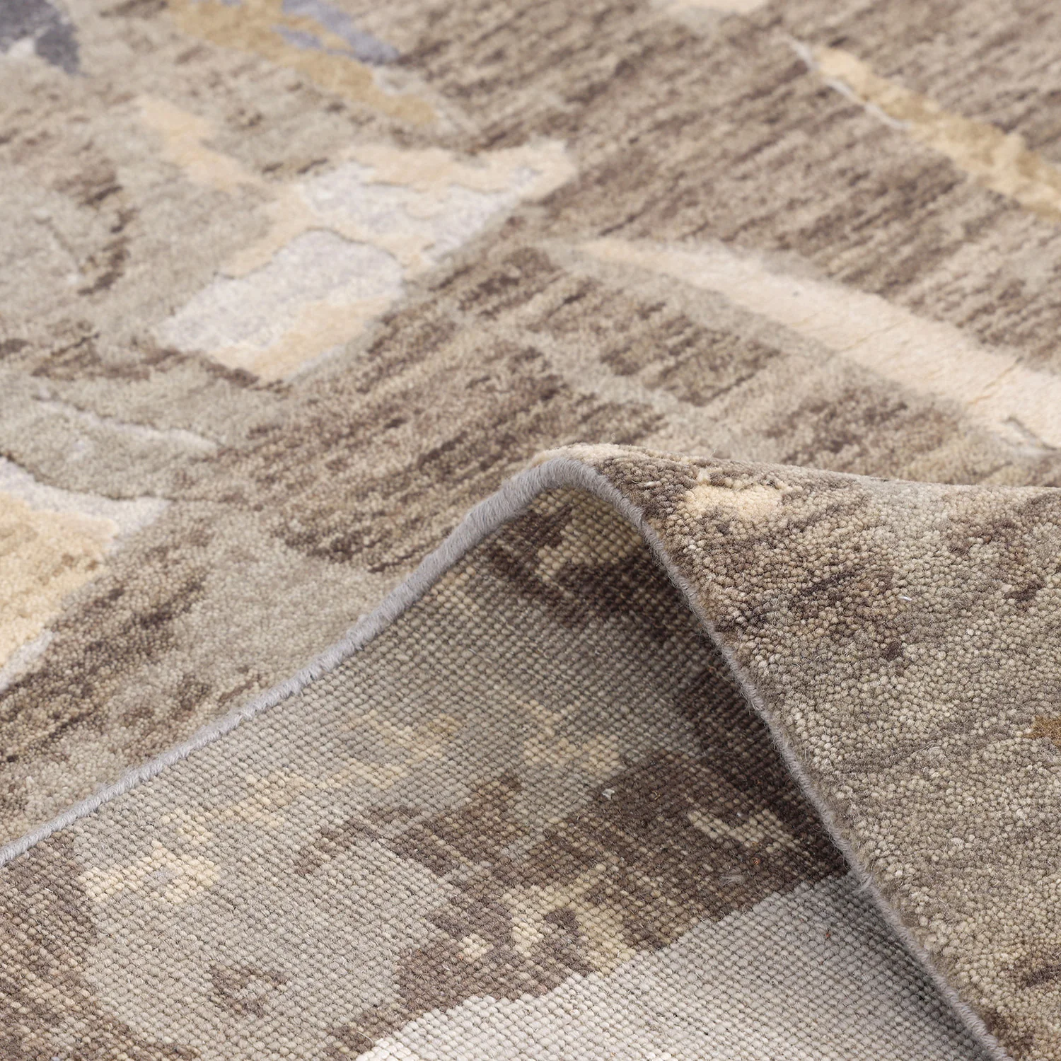 Multi Modern Wool Rug - 9'1" x 11'9" - Image 10