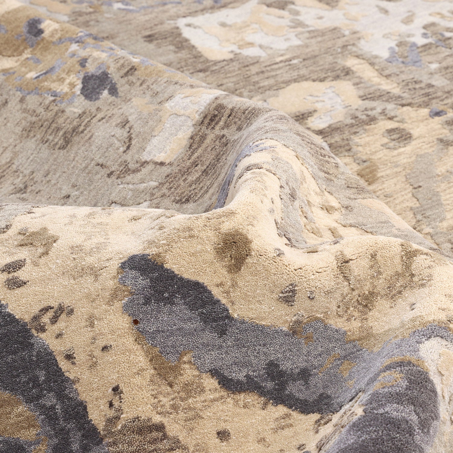 Multi Modern Wool Rug - 9'1" x 11'9" - Image 12