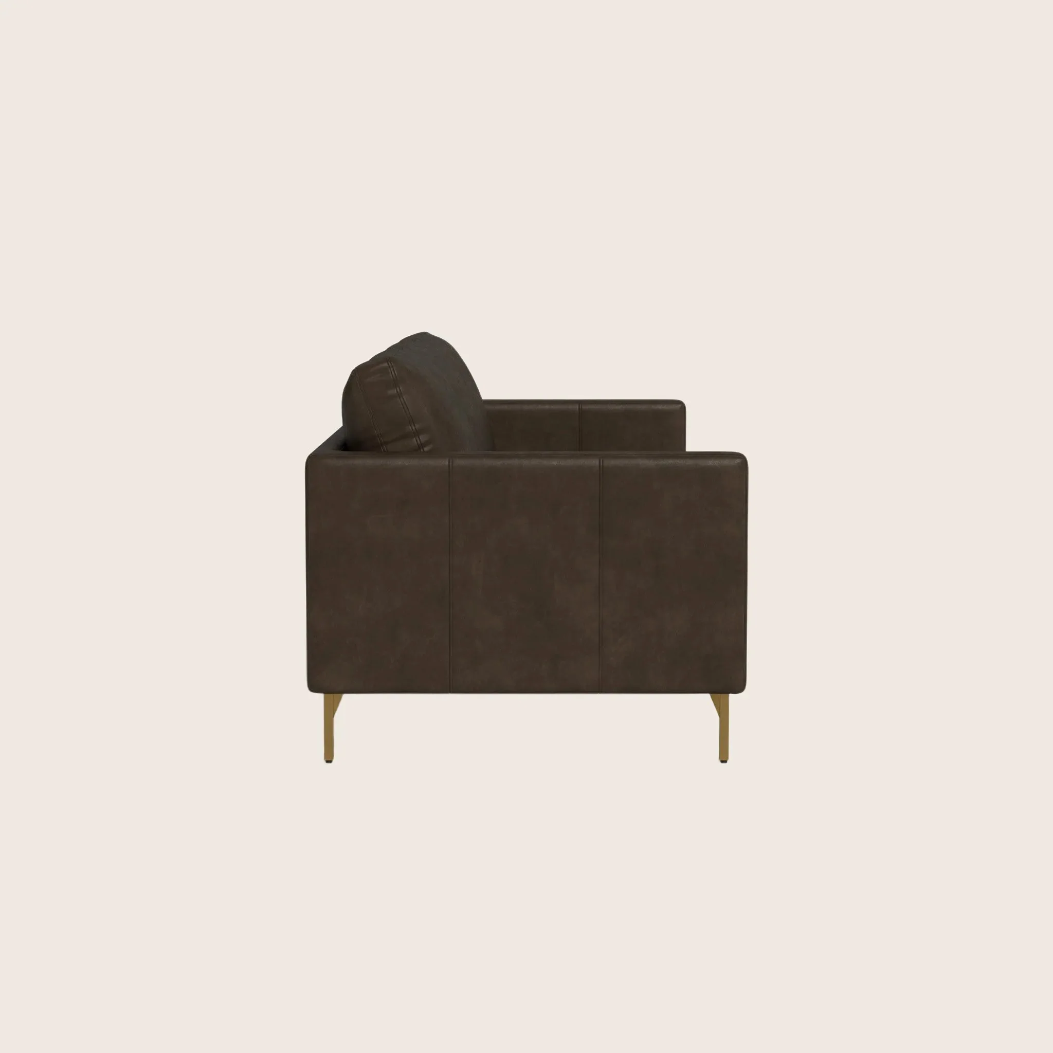 Hannah Leather 86" Three Seat Sofa - Image 9