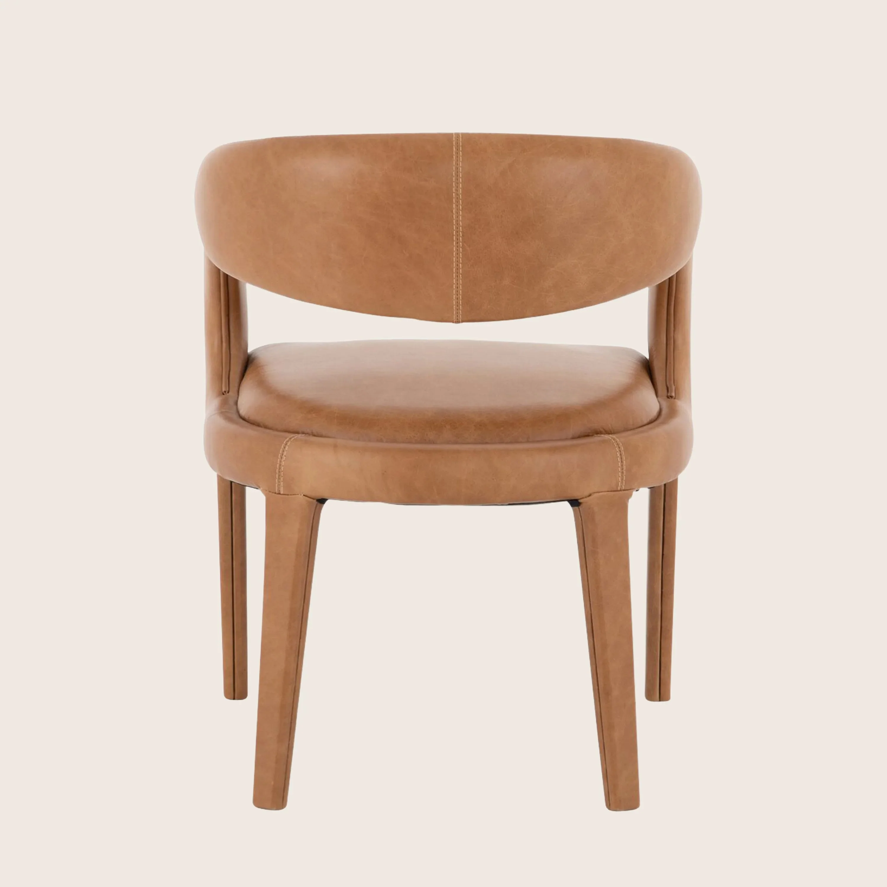 Hawkins Leather Dining Chair - Image 9