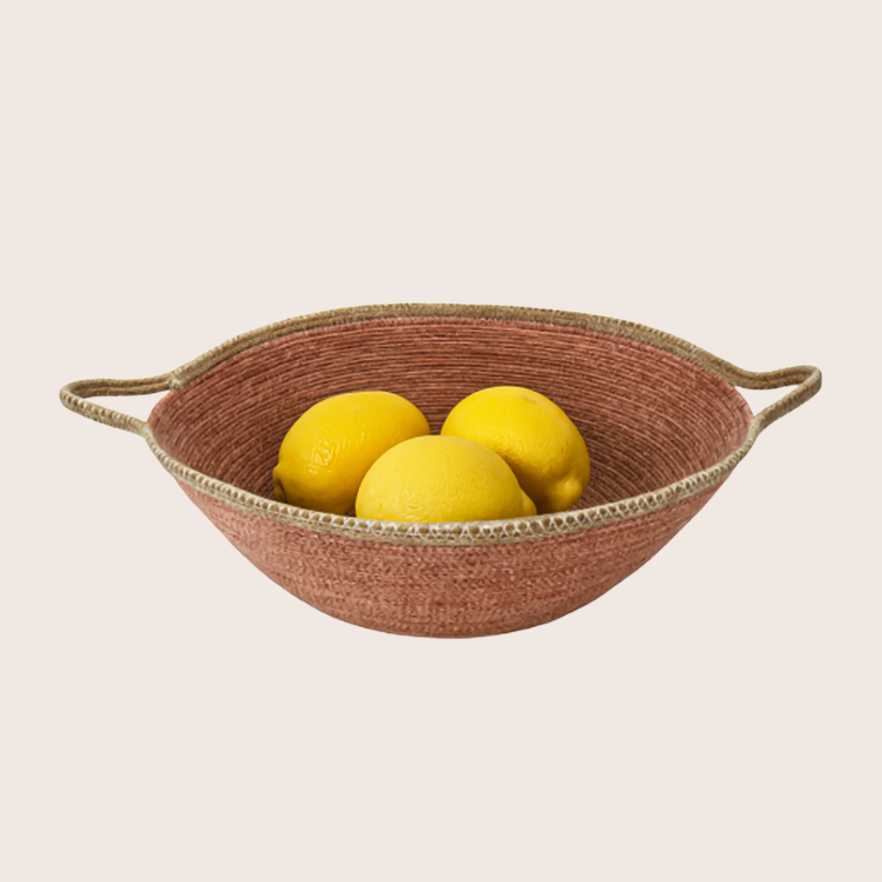Hydra Woven Seagrass Oversize Bowl with Handles - Image 3