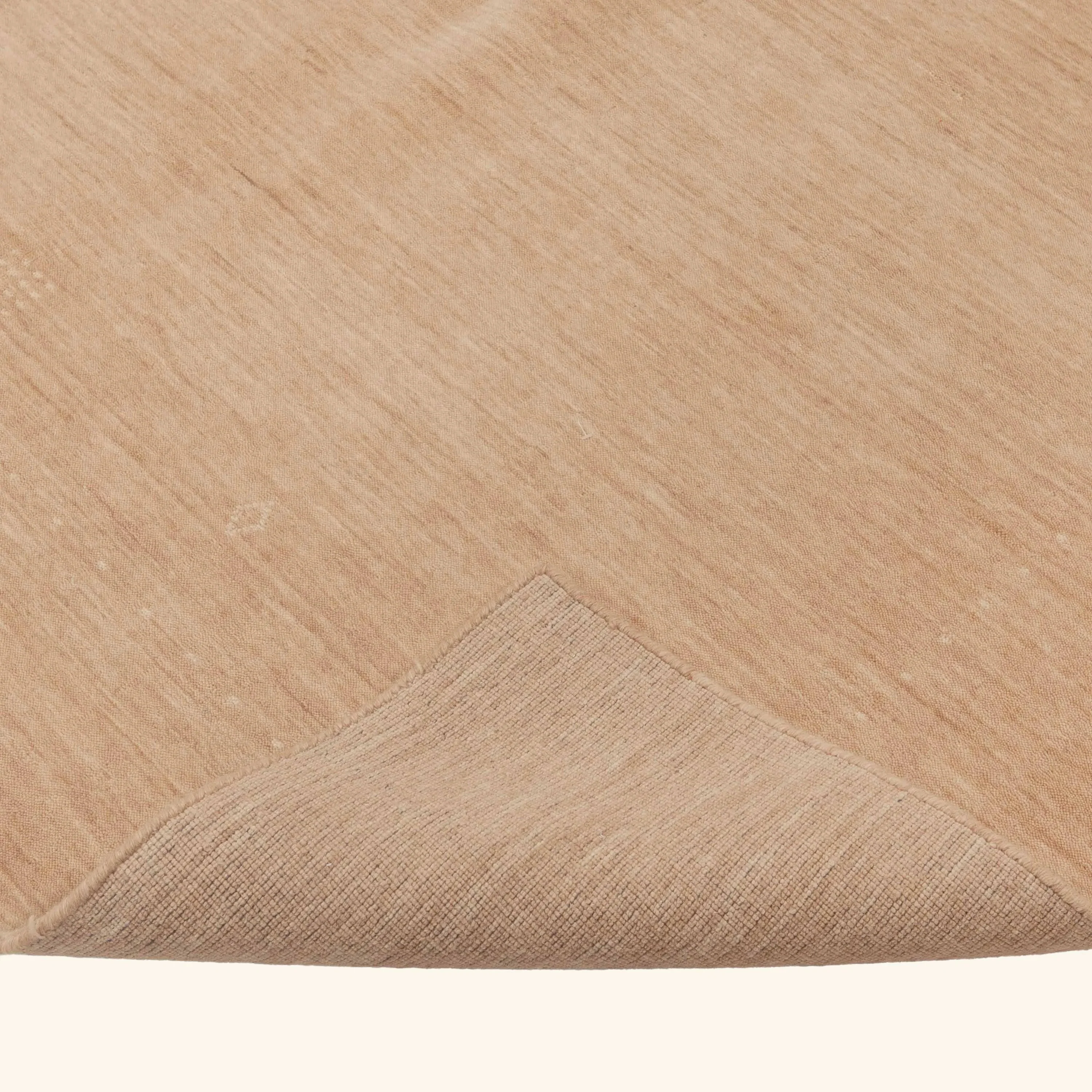 Brown Solid Indo Gabbeh Rug - 6'2" x 9'1" - Image 4