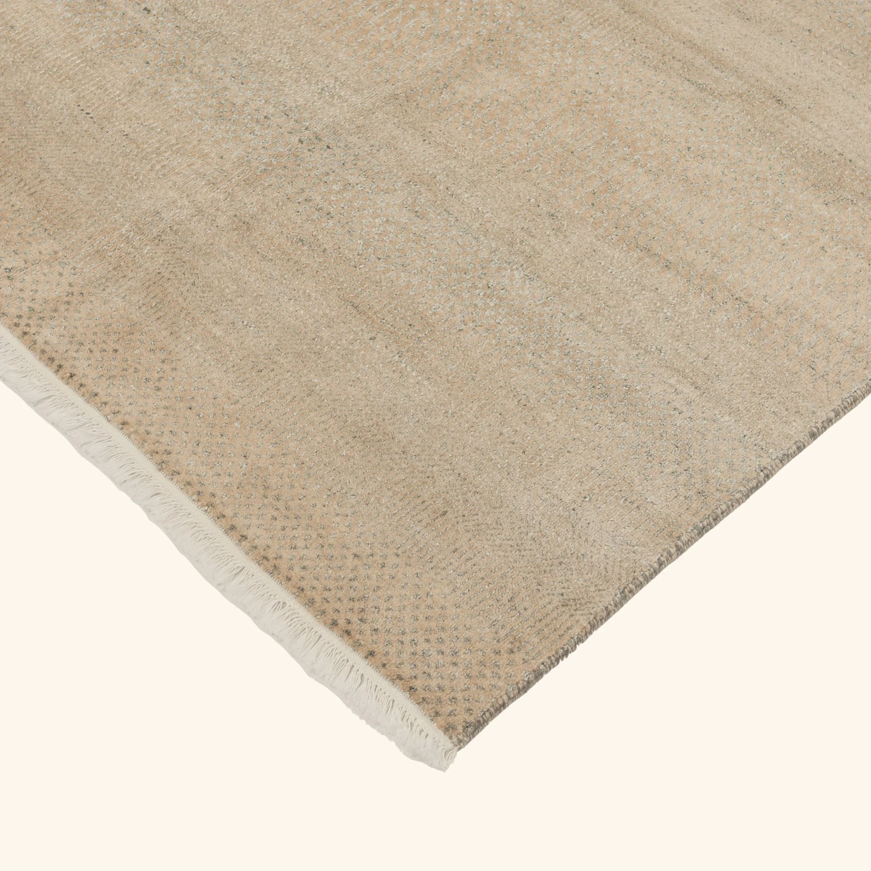Natural Solid Indo Savannah Rug - 7'9" x 10'3" - Image 3