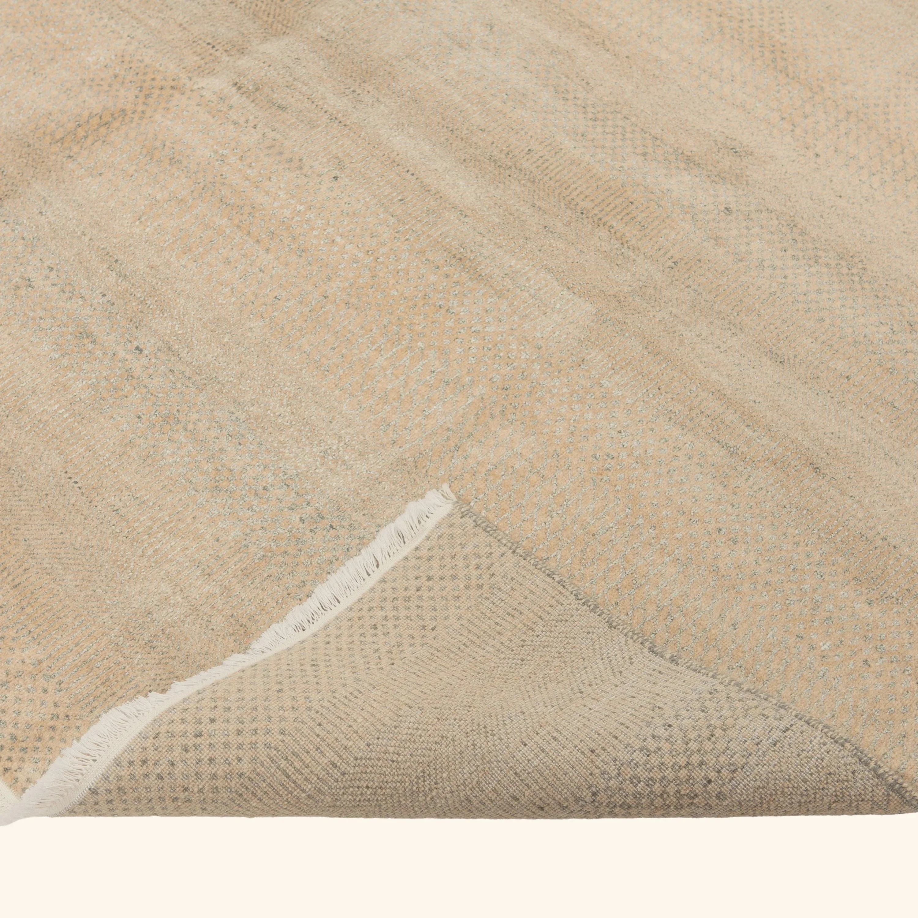 Natural Solid Indo Savannah Rug - 7'9" x 10'3" - Image 4