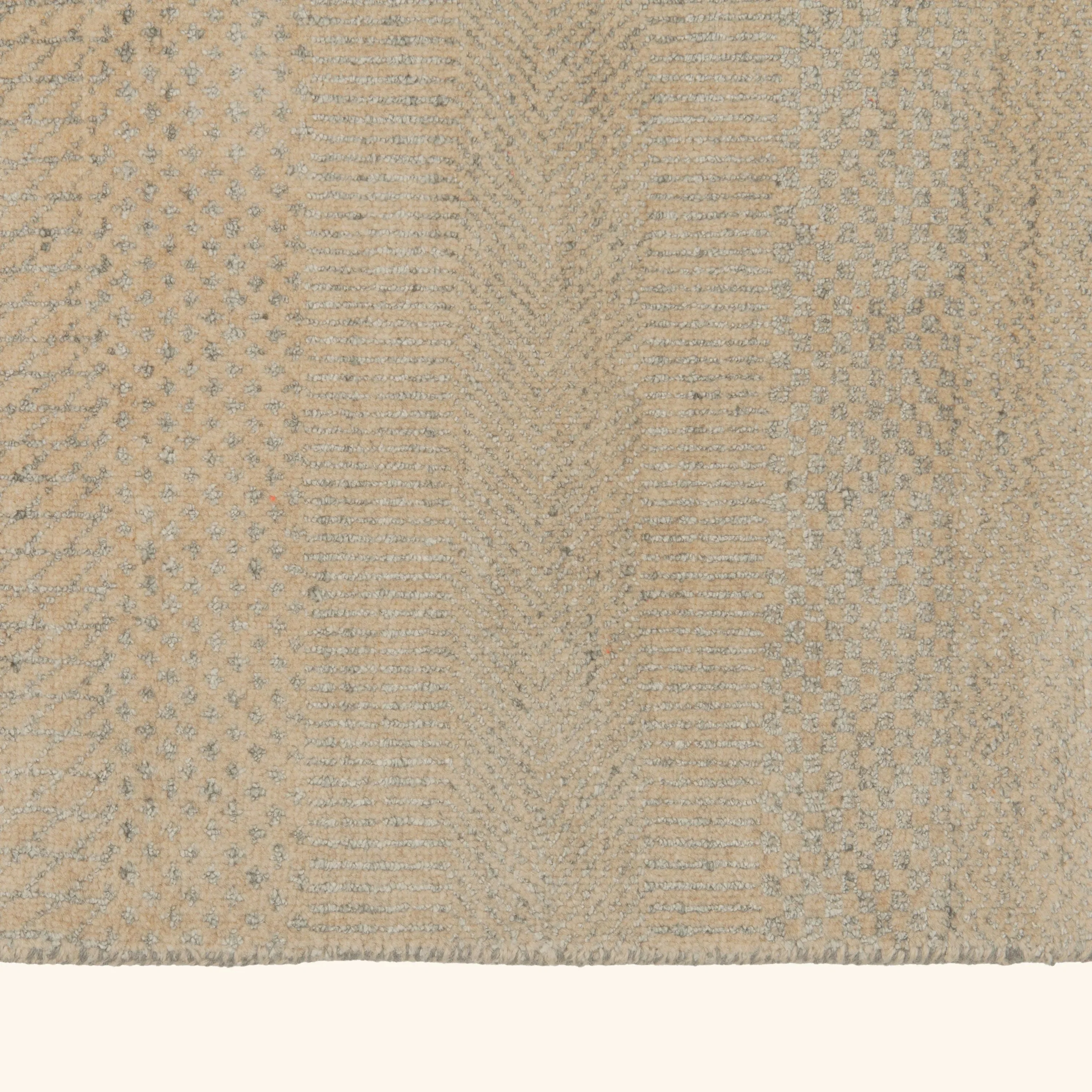 Natural Solid Indo Savannah Rug - 7'9" x 10'3" - Image 5
