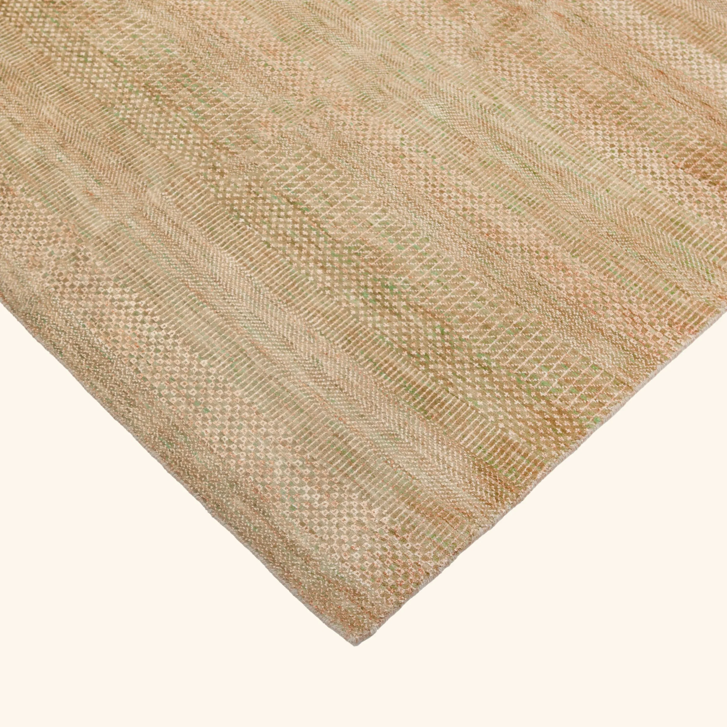 Gold Solid Indo Savannah Rug - 7'10" x 10'3" - Image 3