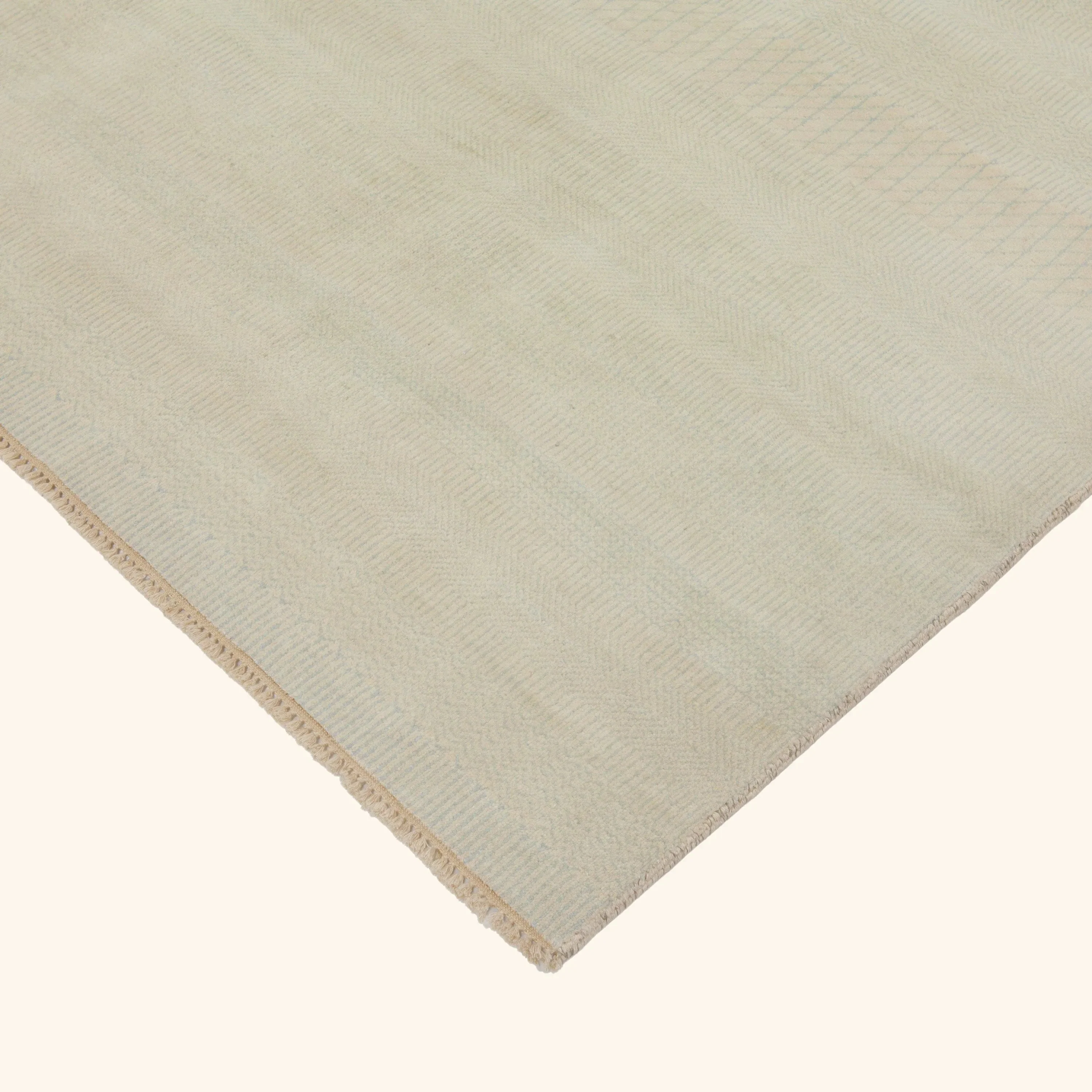 Blue Solid Indo Savannah Rug - 8'2" x 10'4" - Image 3