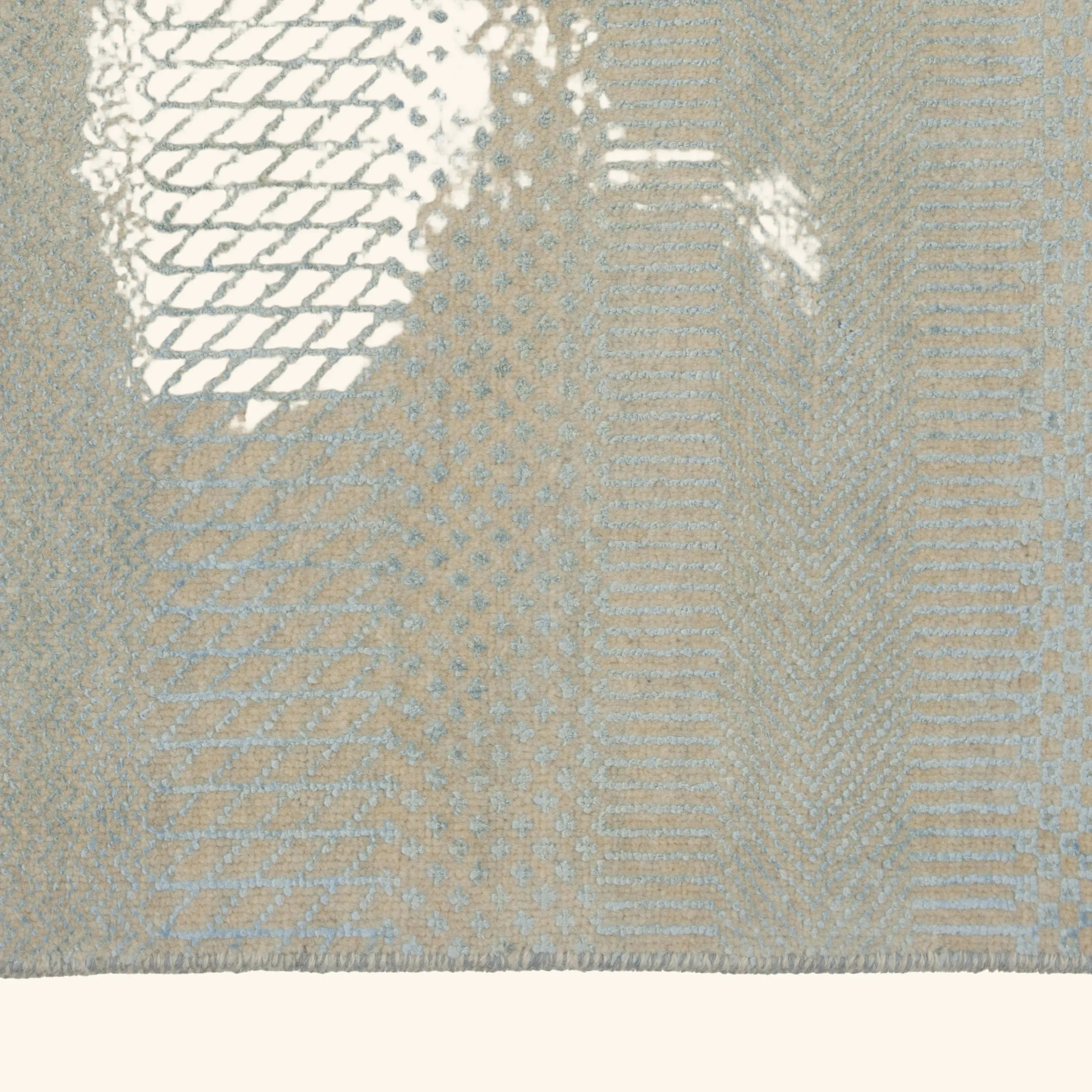 Blue Solid Indo Savannah Rug - 8'10" x 12'2" - Image 5