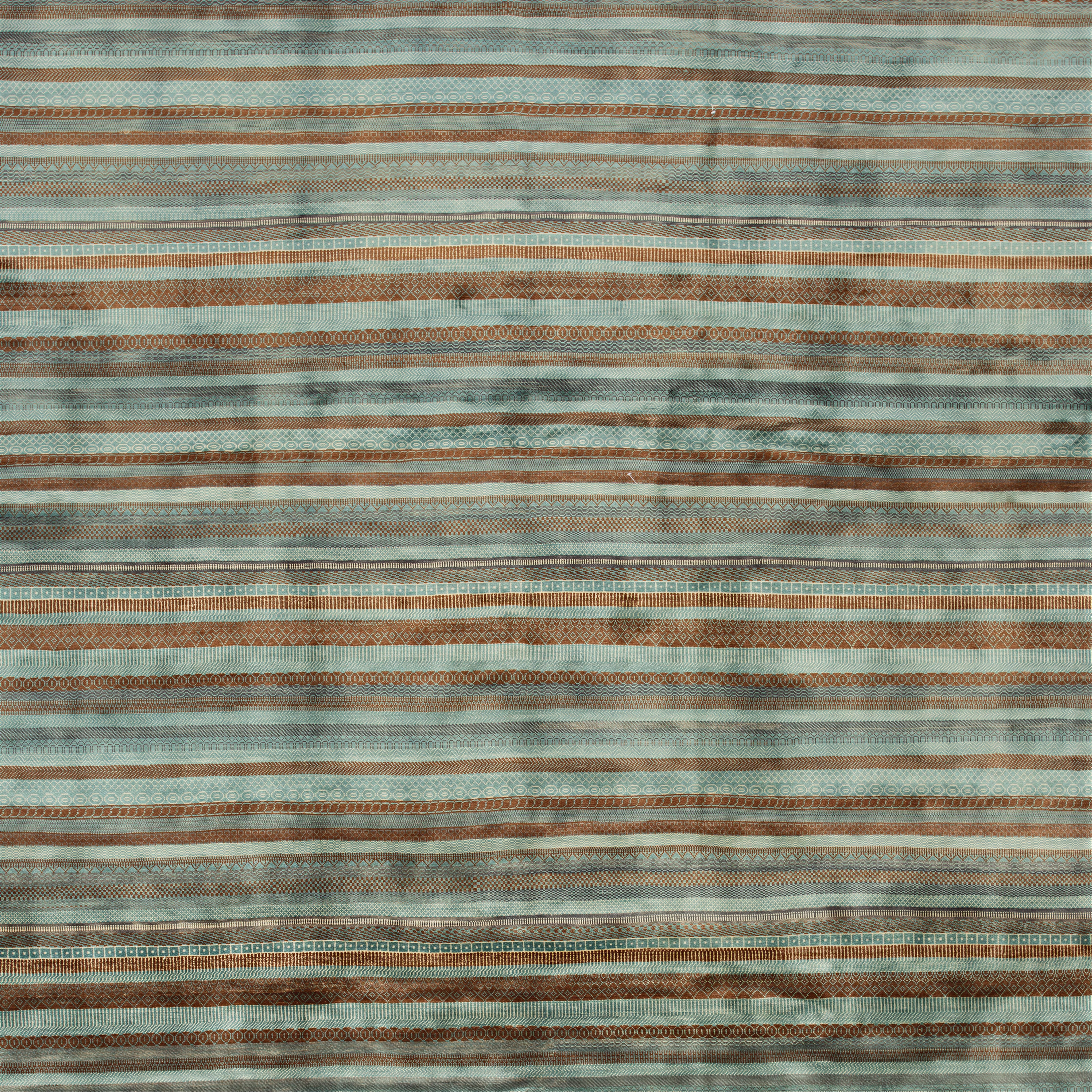 Blue Contemporary Indo Savannah Rug - 8'10" x 11'10" - Image 2