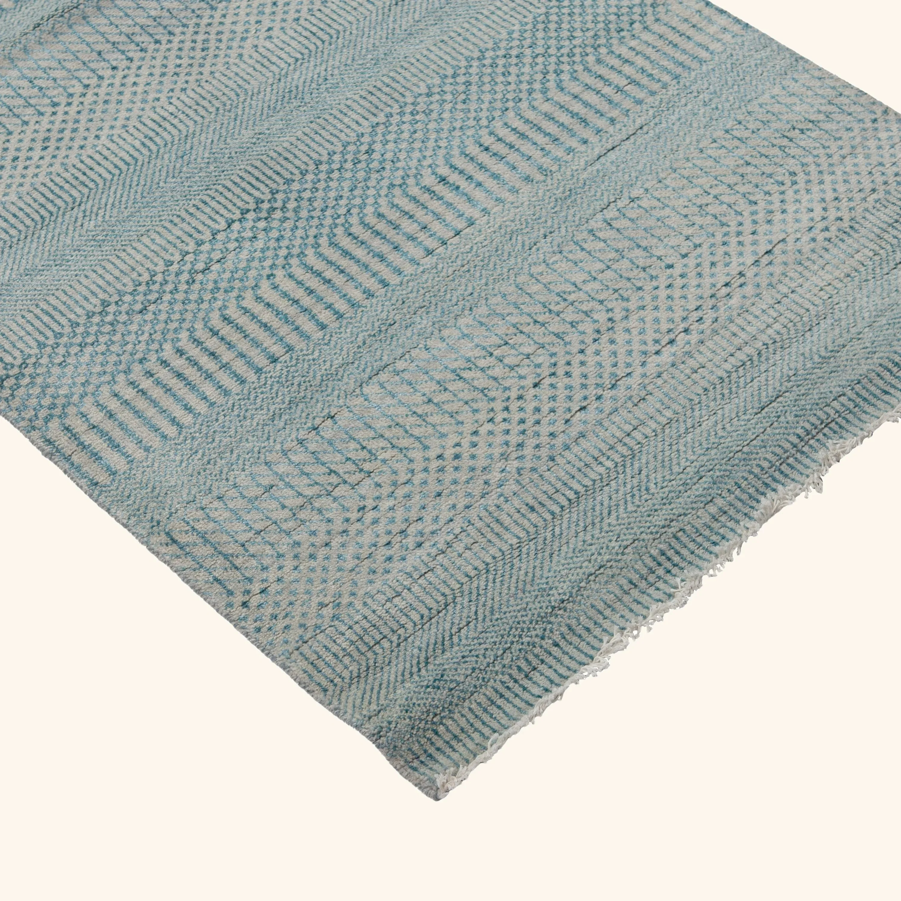Blue Solid Indo Savannah Runner - 2'7" x 20'4" - Image 3