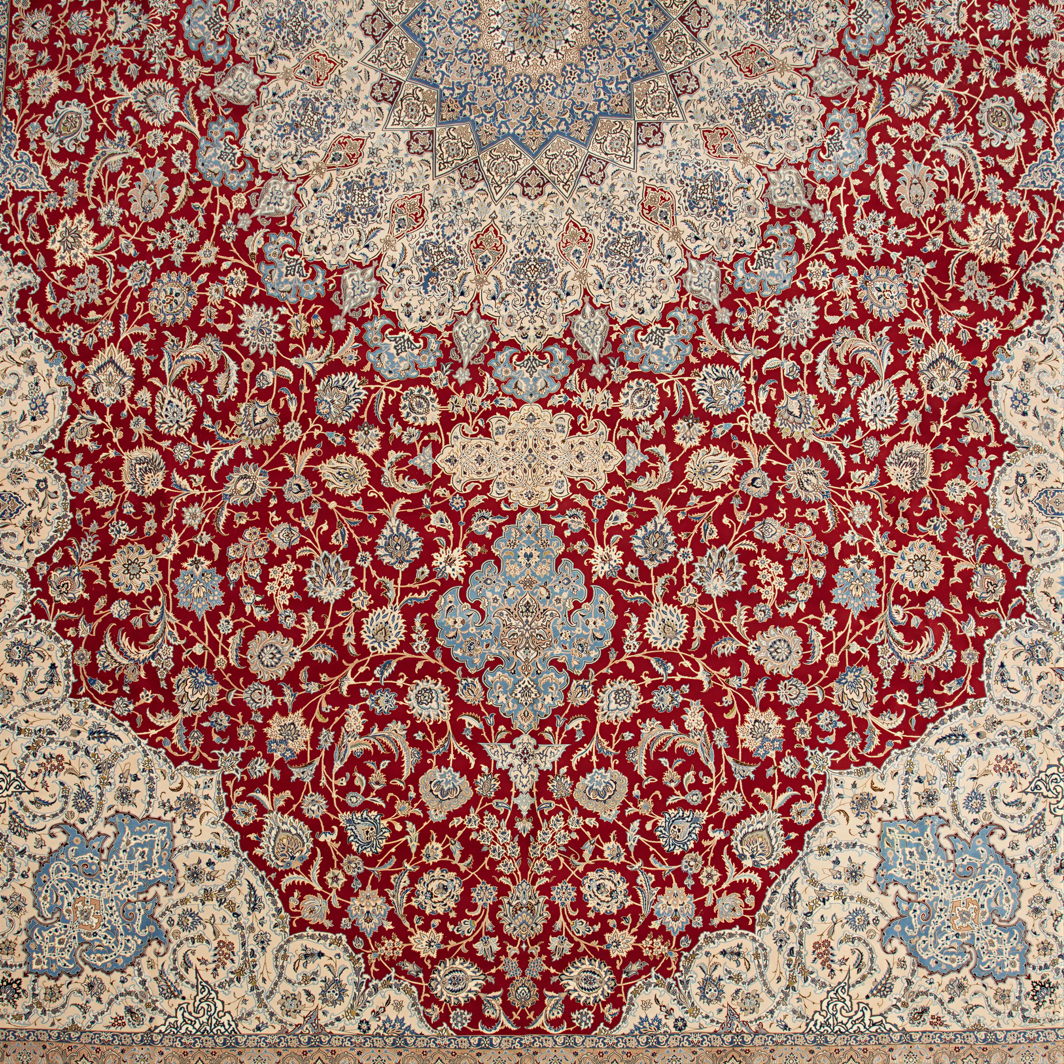 Red Antique Traditional Ira Nain Rug - 20'4" x 33'6" - Image 2