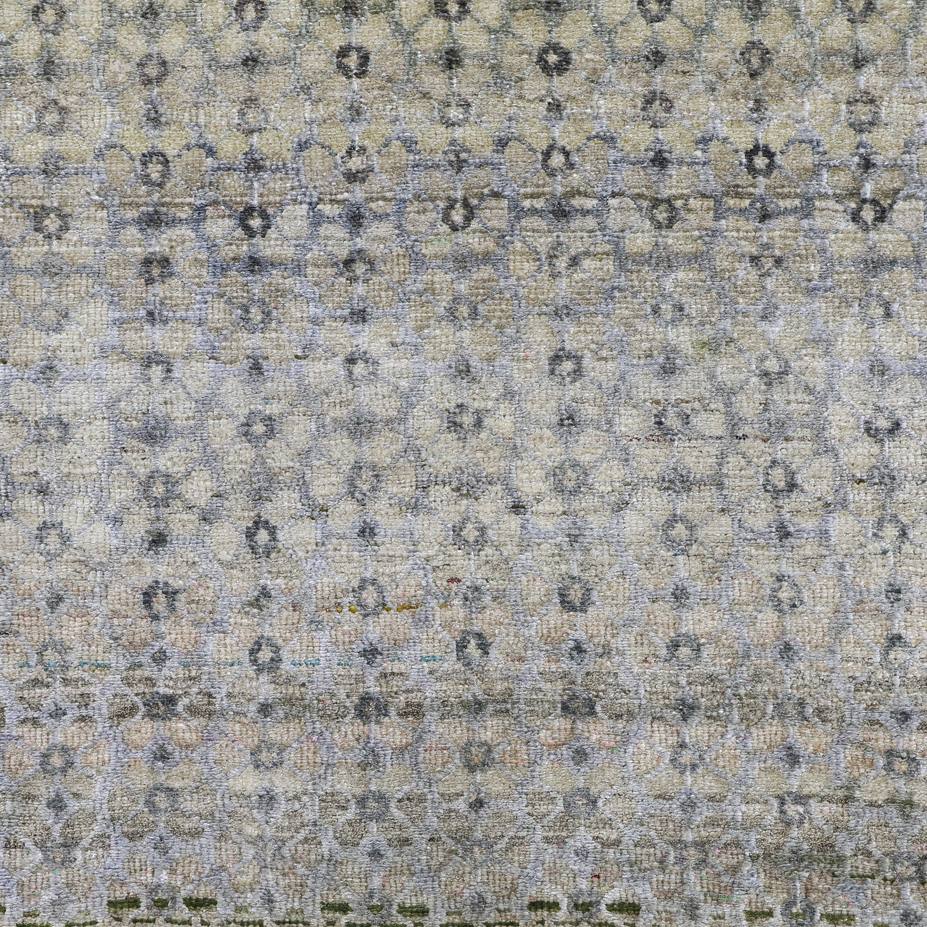 Ivory Alchemy Contemporary Silk Runner - 3' x 21' - Image 4