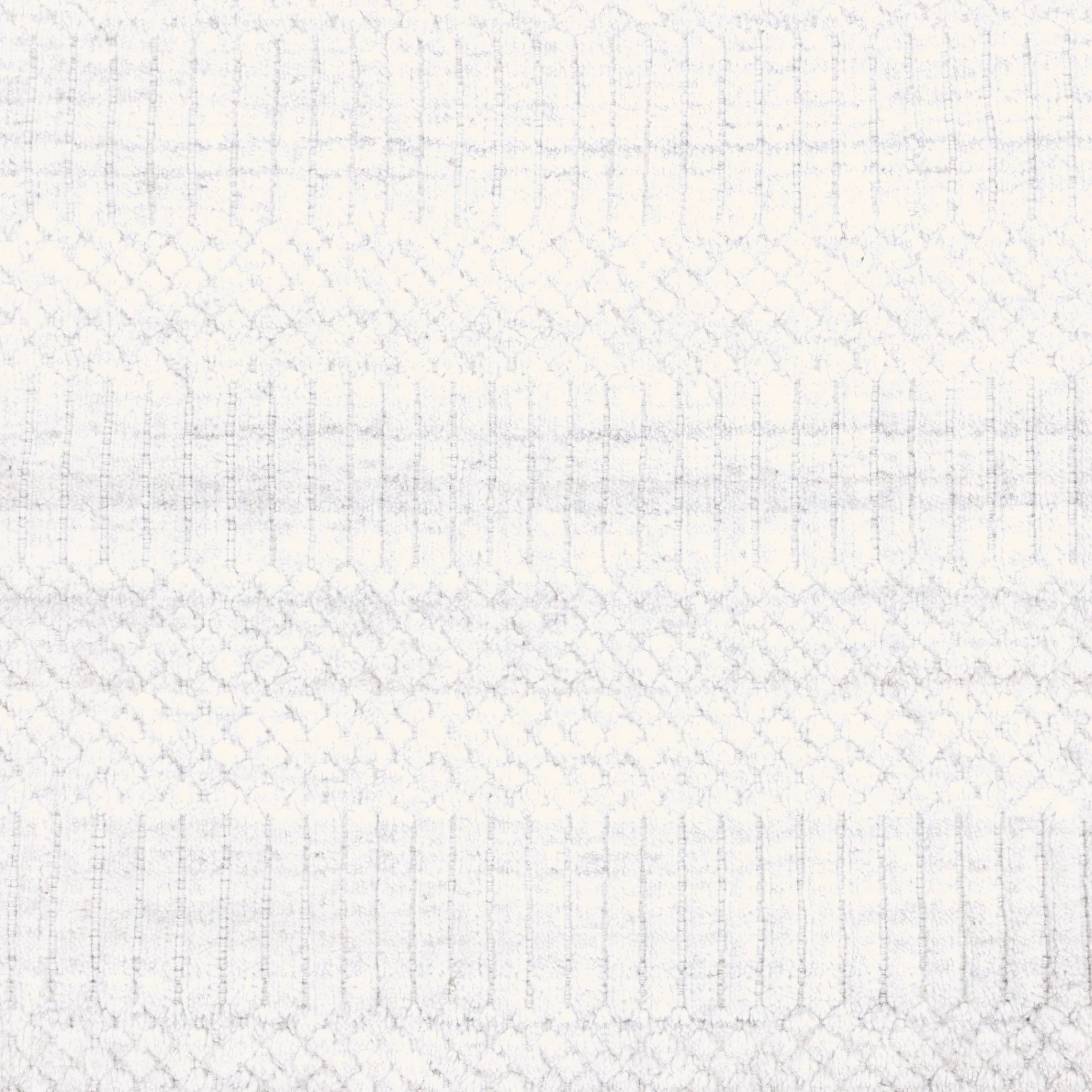 Ivory Contemporary Wool Rug - Image 7