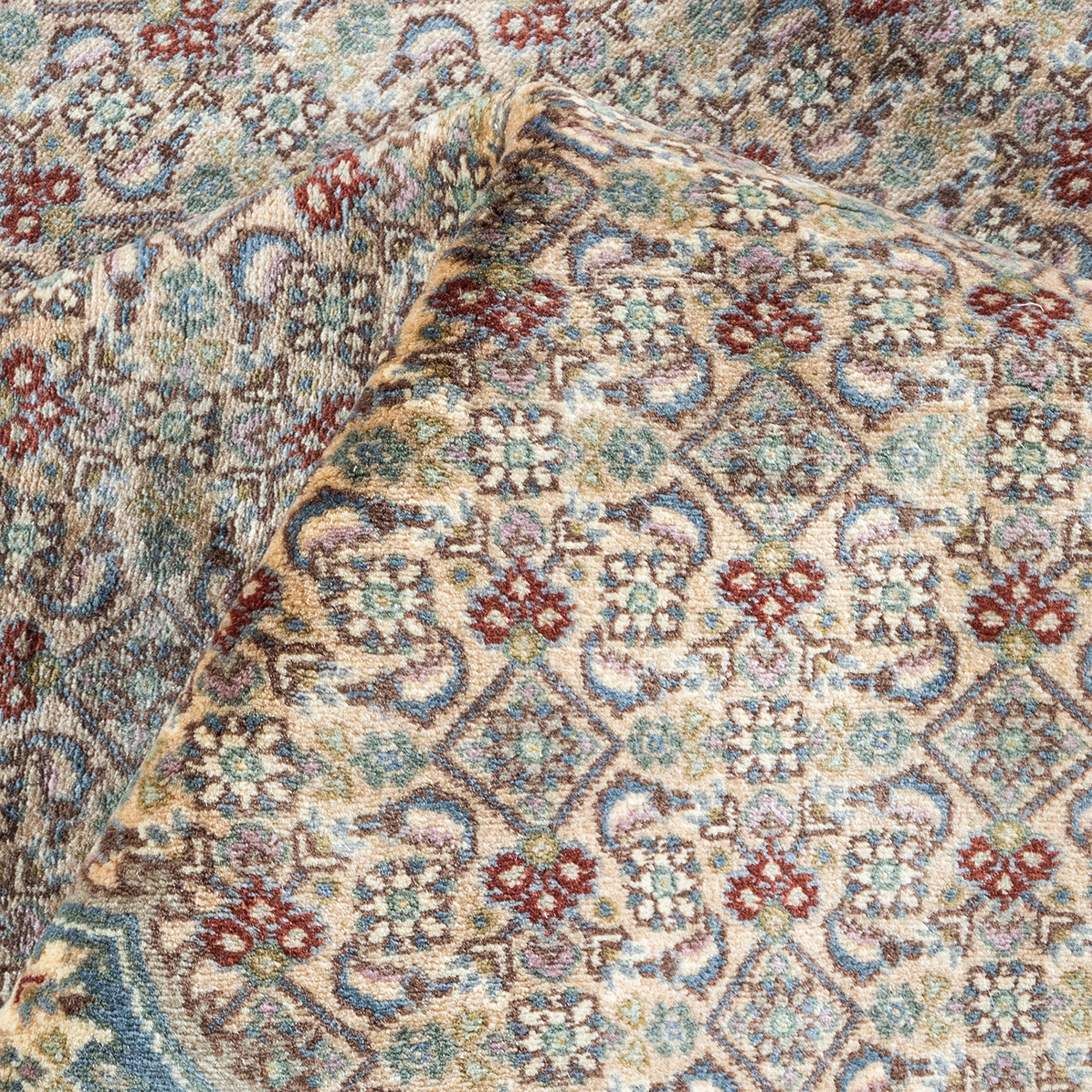 Ivory Traditional Mogul Wool Rug - 8' x 9'9" - Image 7