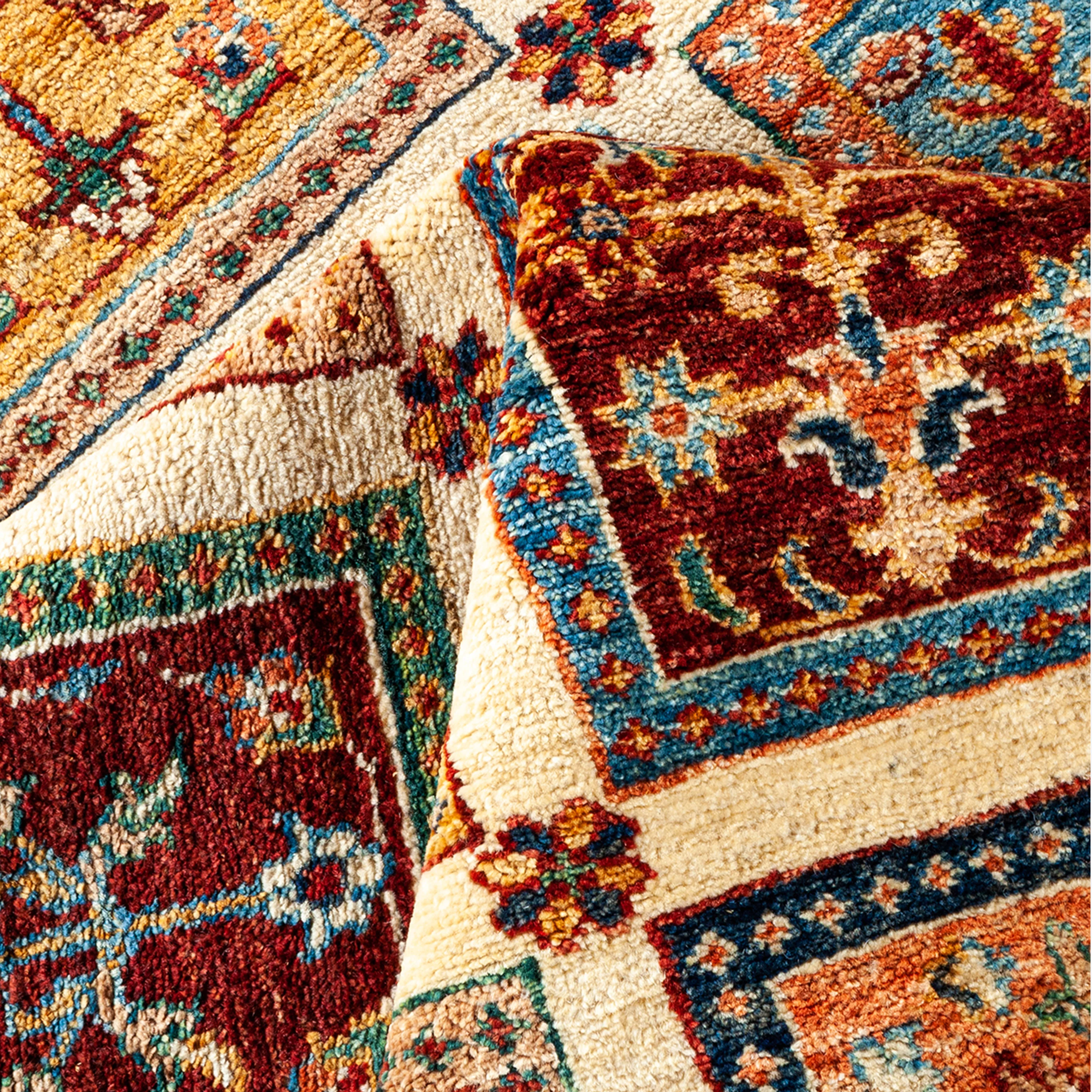 Ivory Traditional Wool Rug - 7' x 9' 8" - Image 8