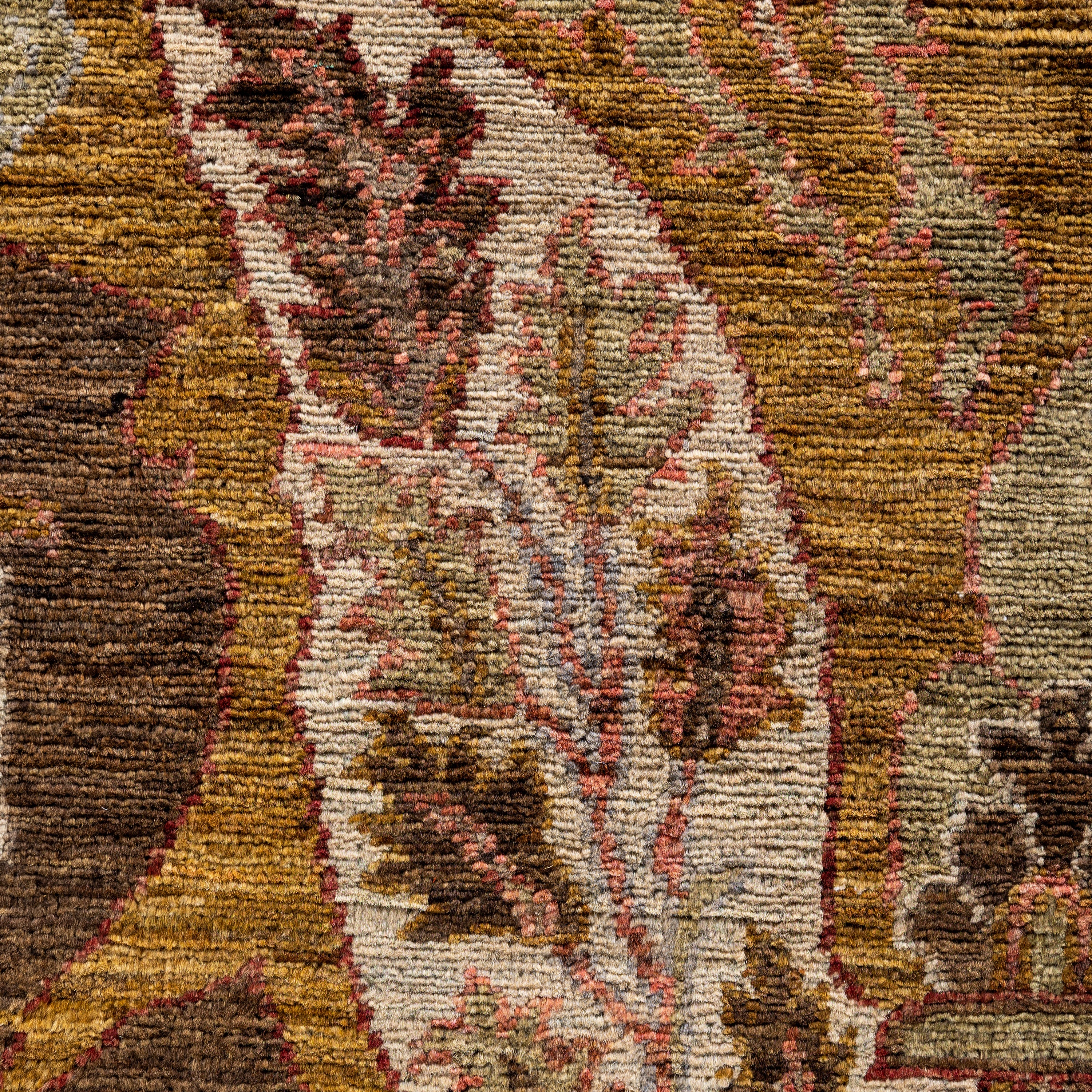 Brown Soluna Traditional Wool Rug - 8'1" x 10' - Image 3