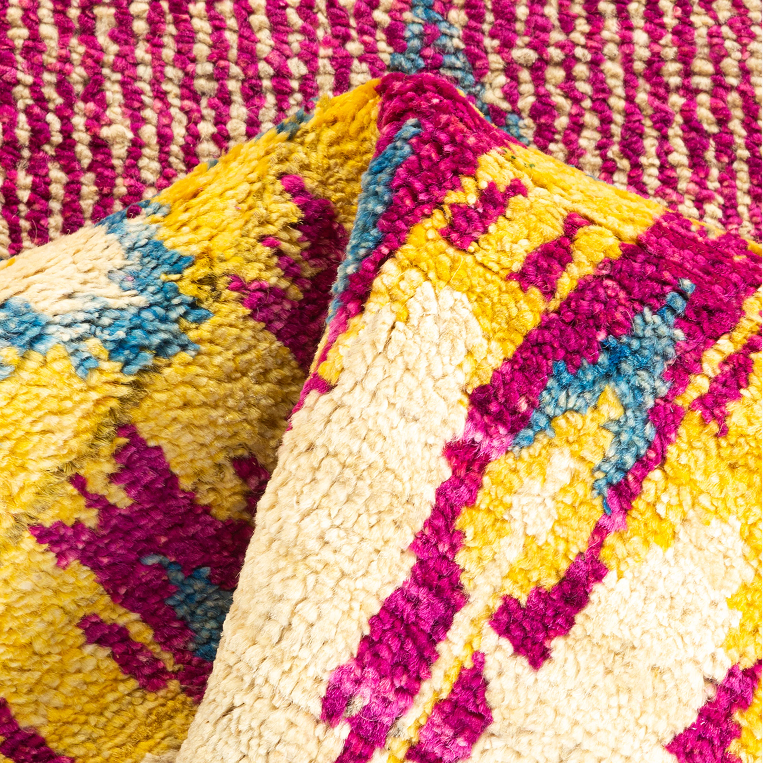 Multicolored Traditional Wool Runner - 2' 6" x 12' - Image 7